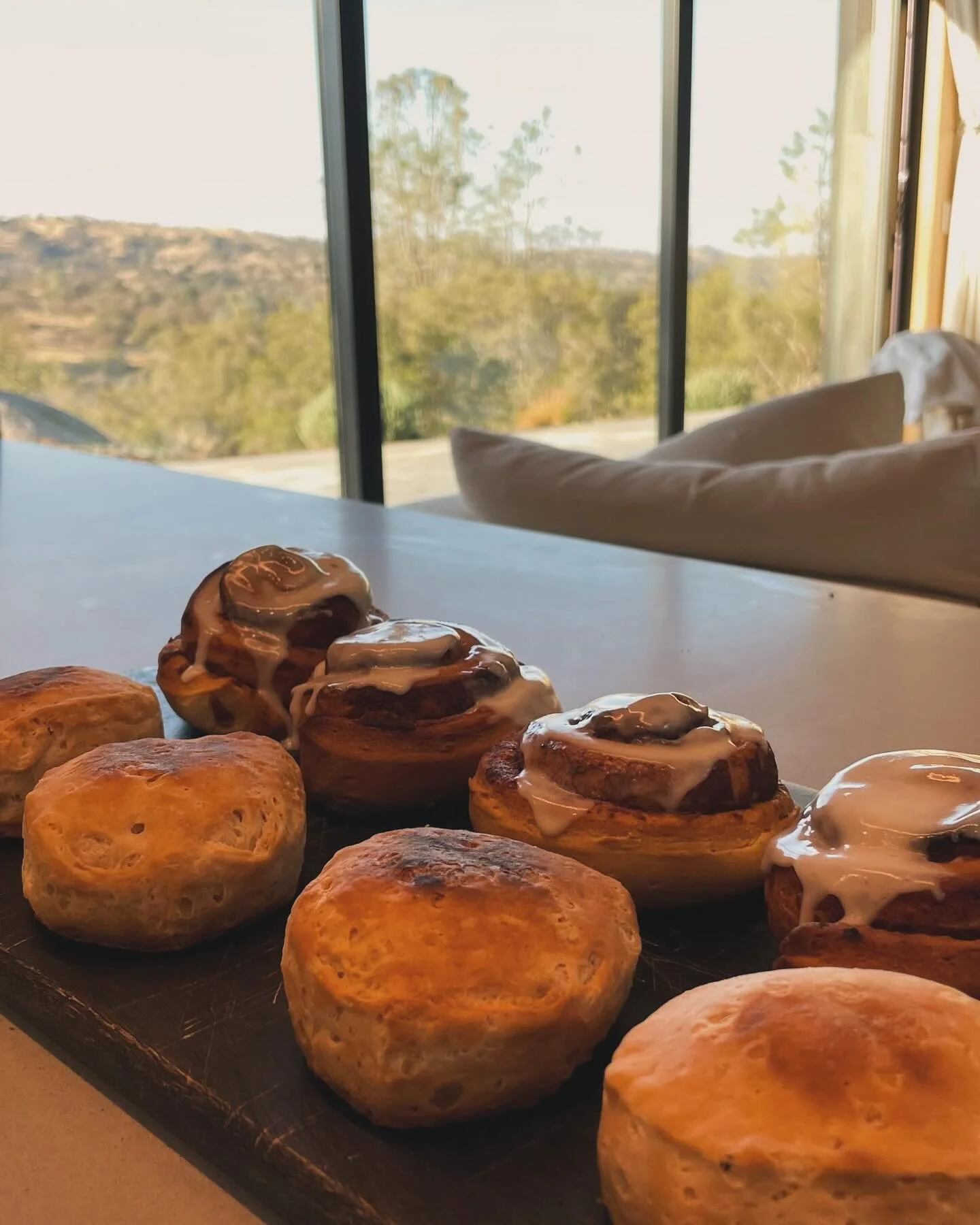 For all who have been asking - here's the secret behind Casa Roca's Cinnamon Rolls:

Ingredients:

1 pack of store-bought Pillsbury rolls. 😋

Instructions:

- Preheat @traegergrills to 350&deg;F.

- Arrange the Pillsbury rolls on an aluminum sheet.
