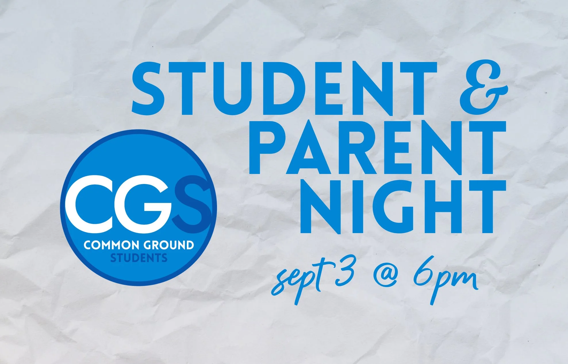 Student & Parent Night