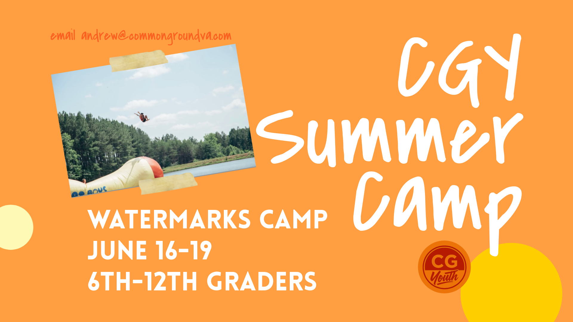CGY Summer Camp