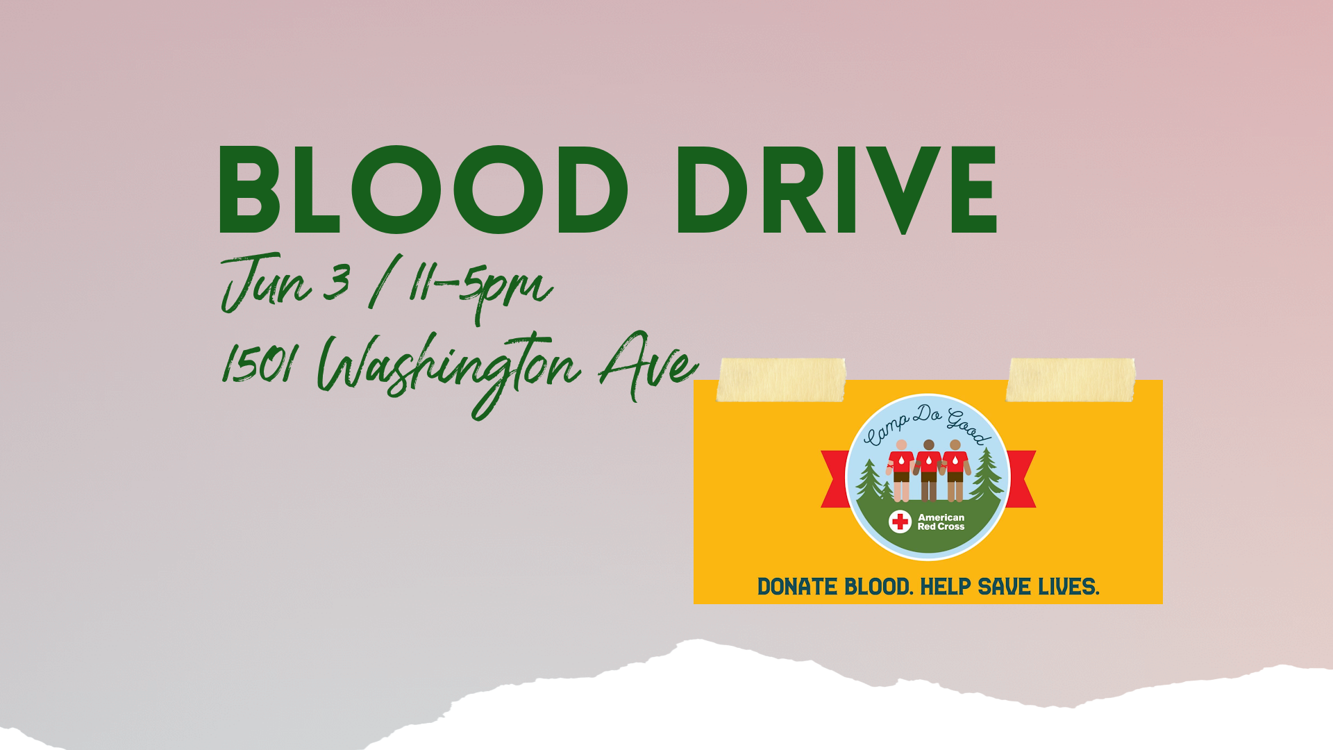 American Red Cross Blood Drive