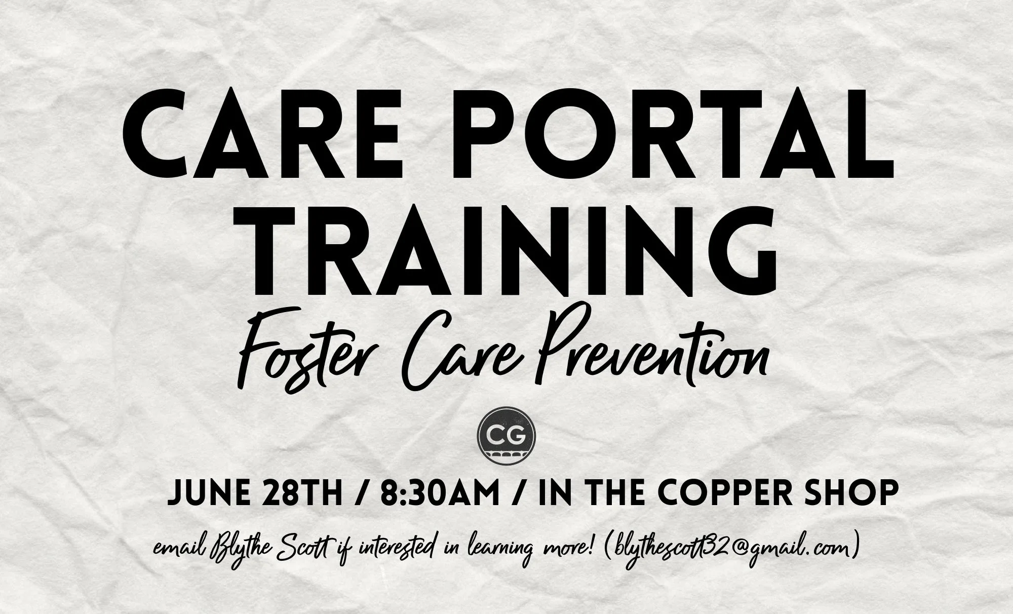 Care Portal Training 