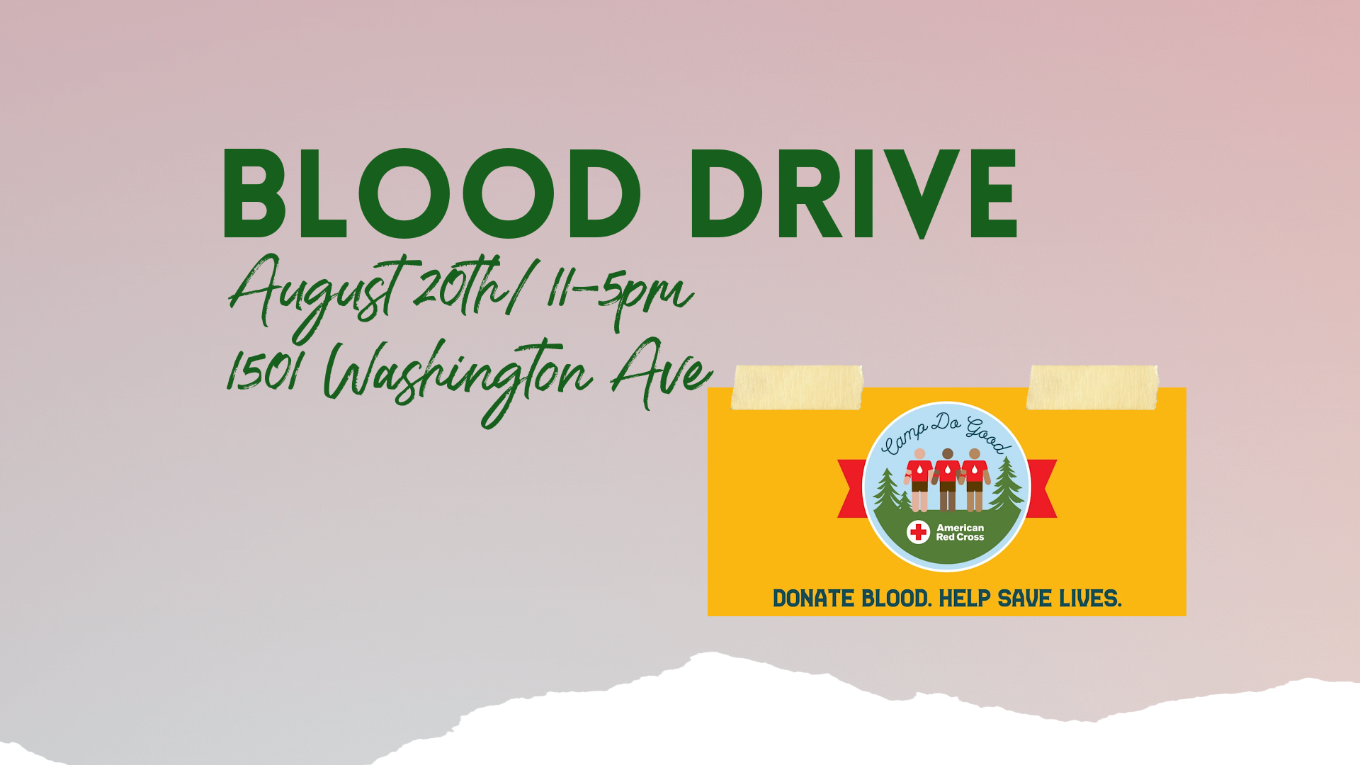 American Red Cross Blood Drive