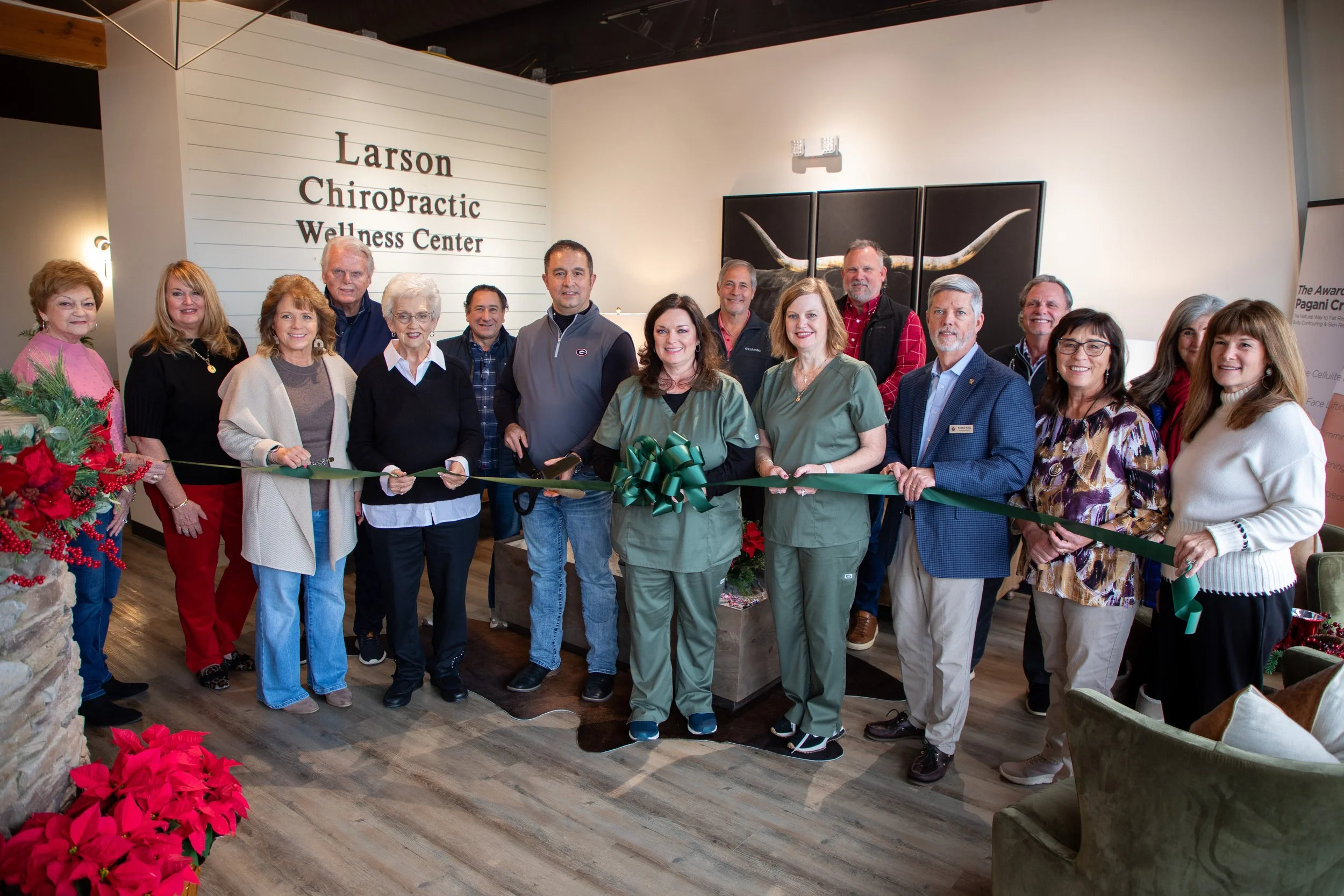 Greene Chamber Holds Ribbon Cutting for Larson Chiropractic