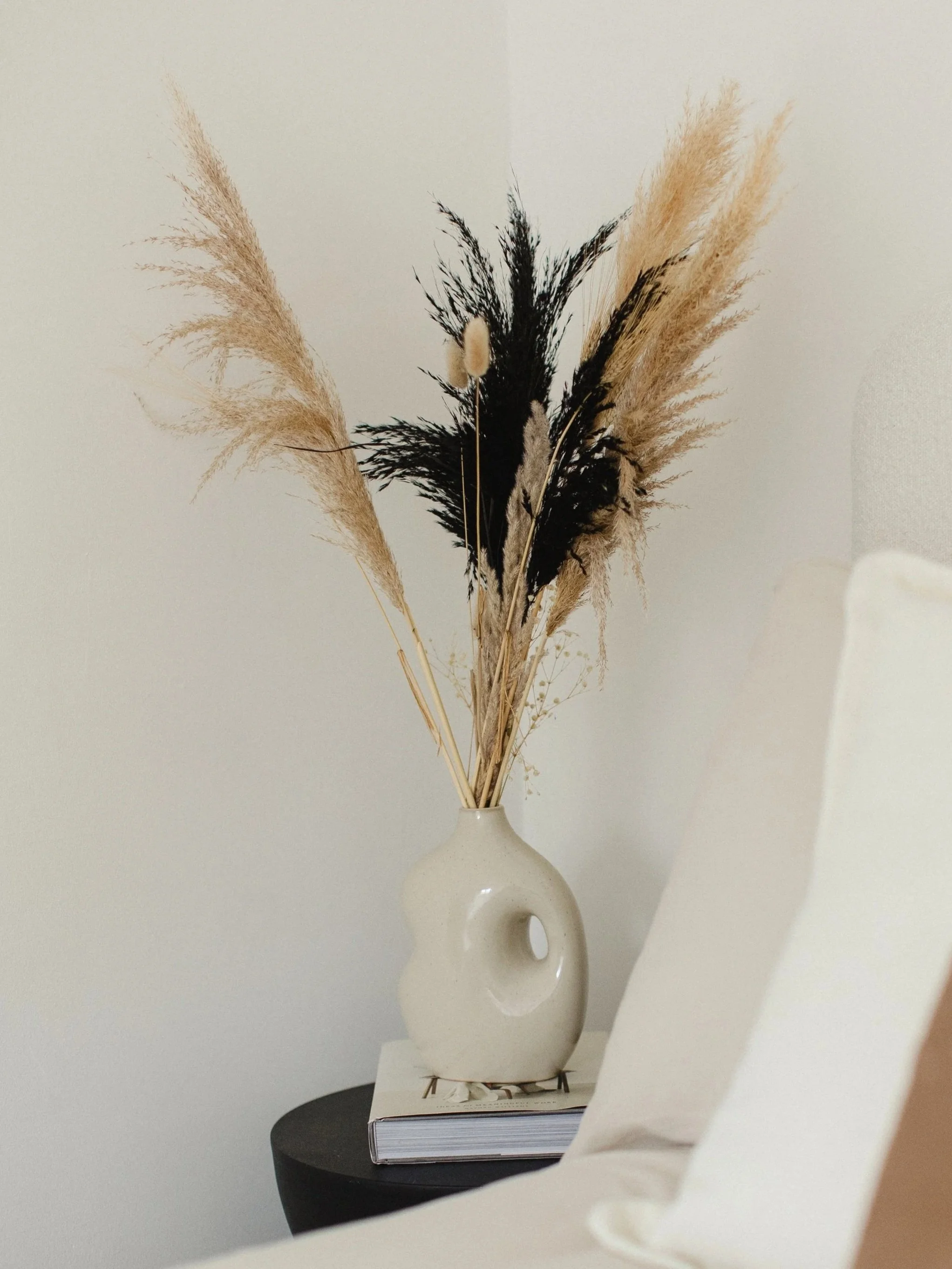 Vase with Pampas
