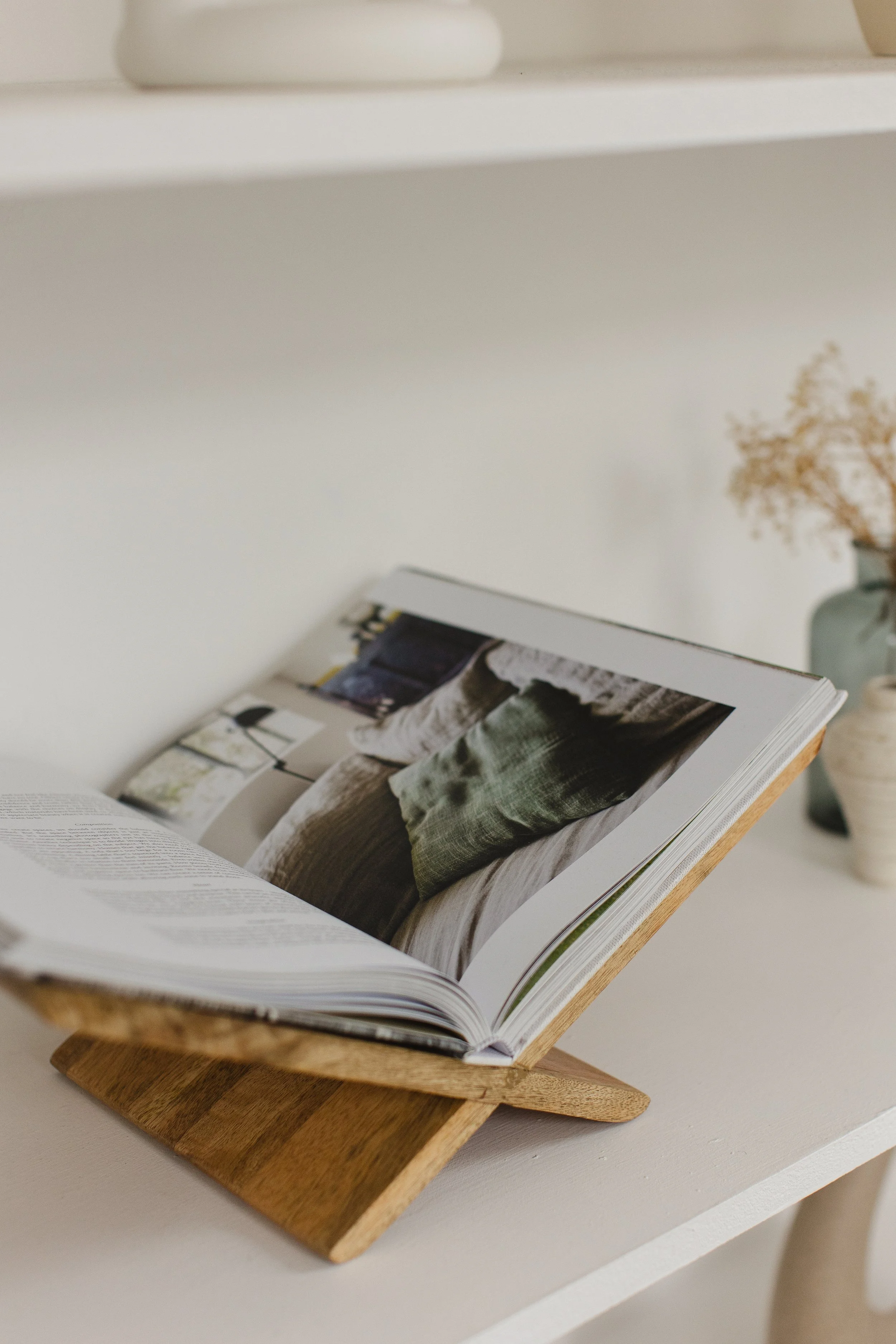 Wooden Book Stand