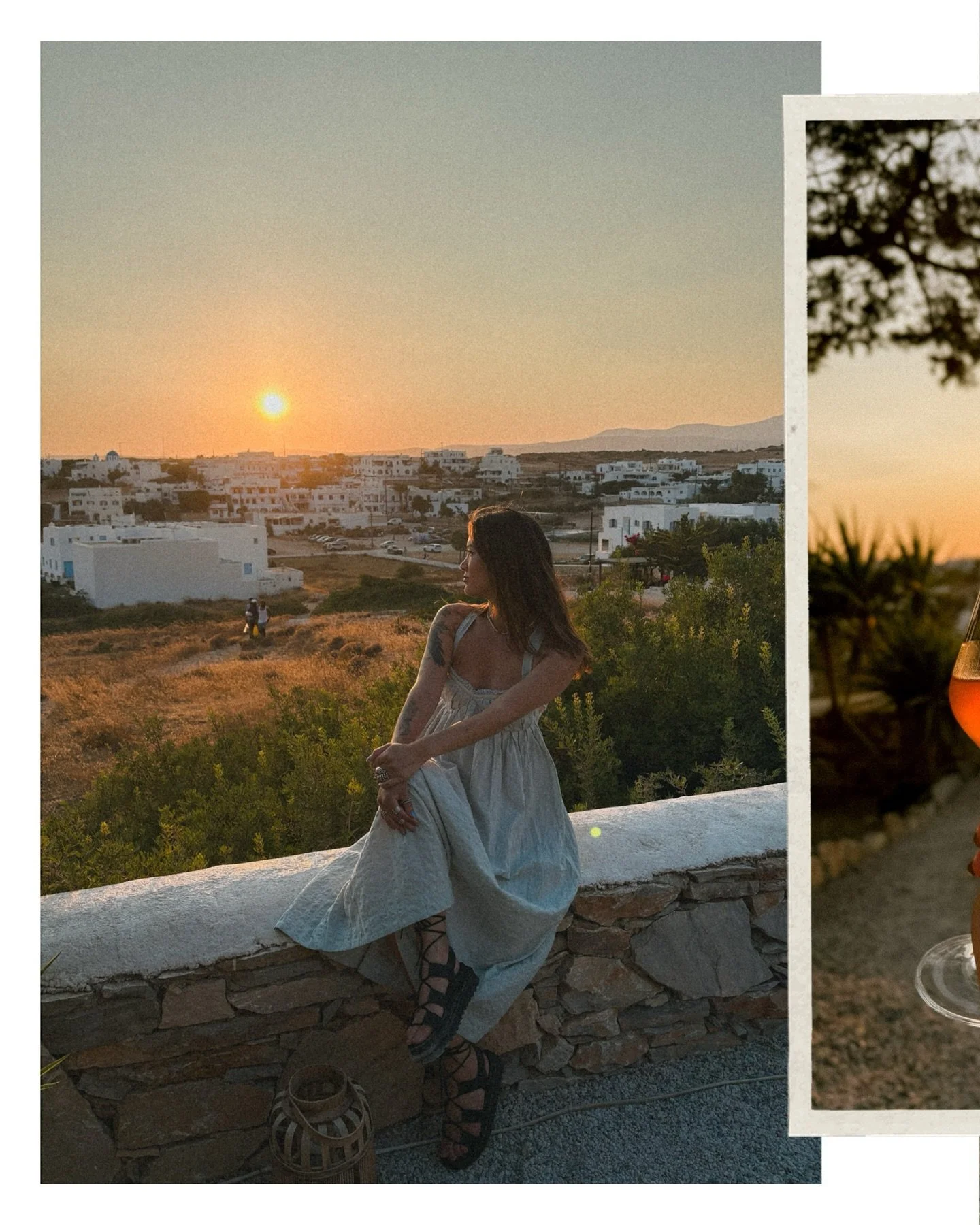 ✨ Some of my favorite moments in Greece ✨

From sunset dinners to lazy beach days in Koufonisia 🌅🍷 The food, the views, the water, island hopping &mdash; everything felt so calm and untouched. Greece truly knows how to slow you down in the best way