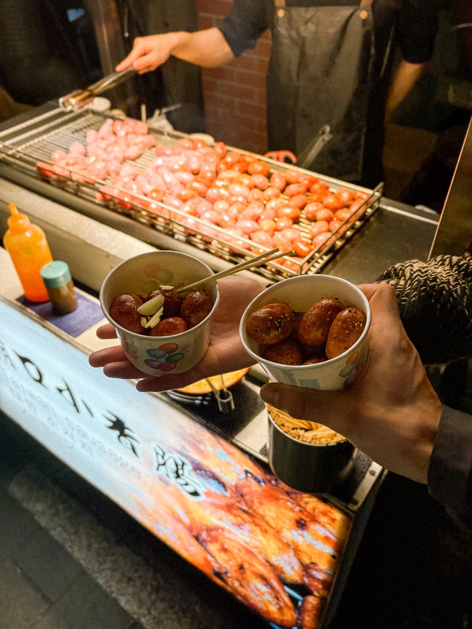 garlic cloves on top