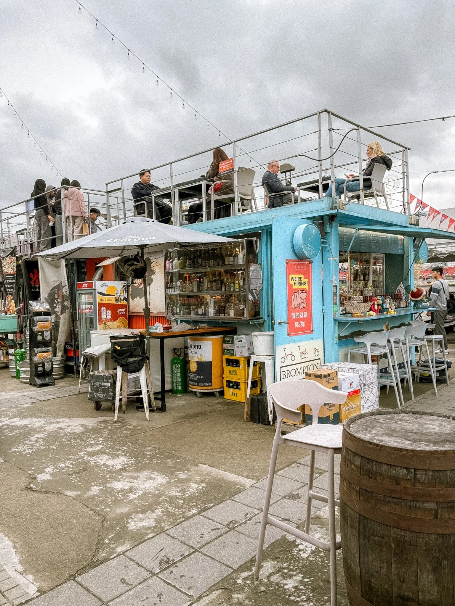 Dihua Street - Dadaocheng Wharf booths.jpg