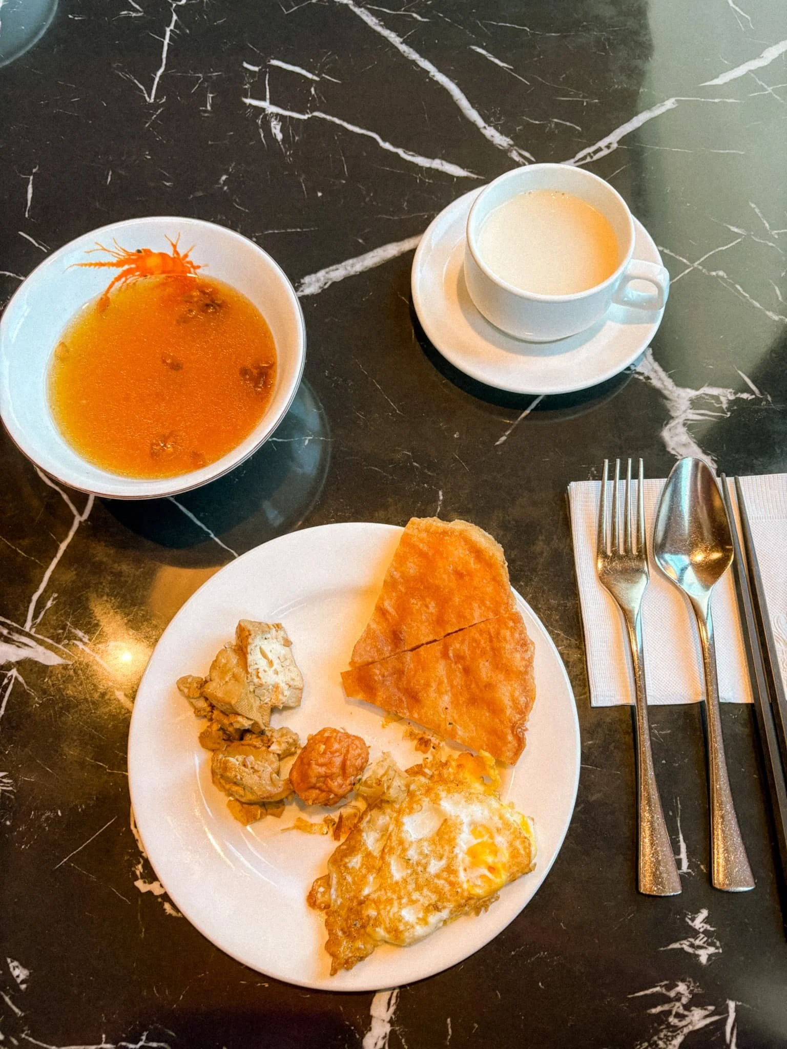 traditional breakfast options available