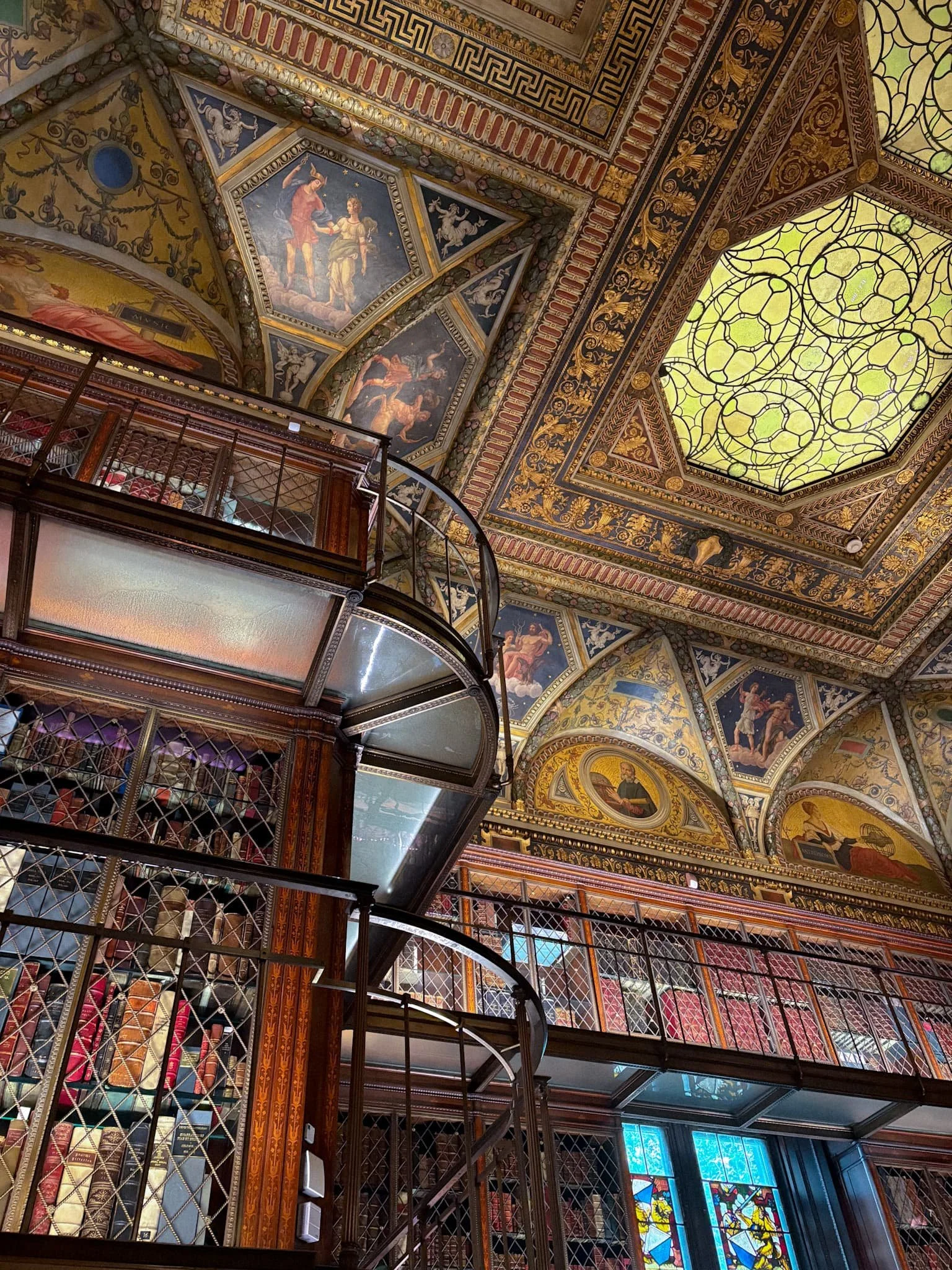 Morgan Library Museum Manhattan - ceiling books.jpg