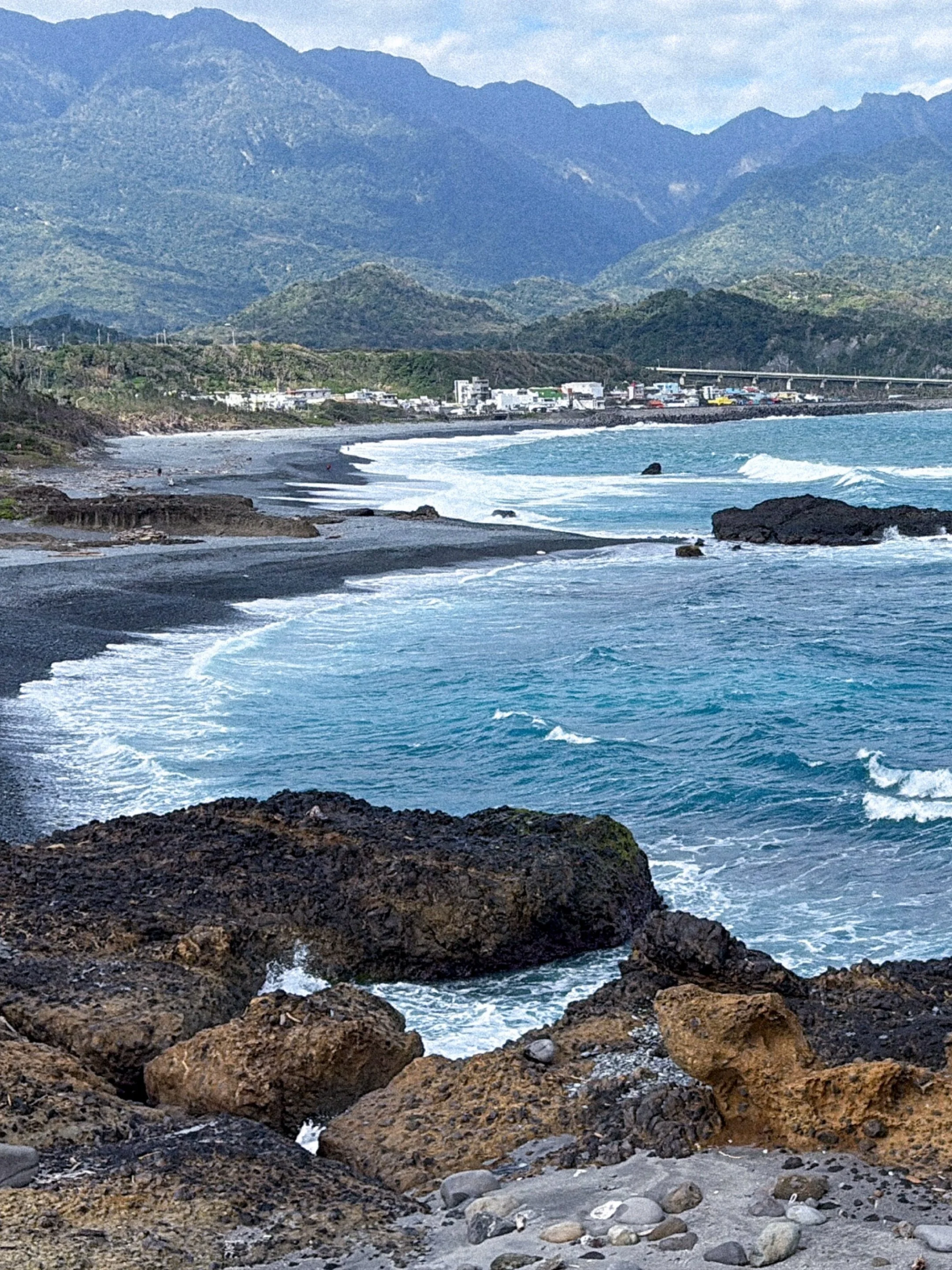 This might be the most underrated county in all of Taiwan.

Even when it was super windy during our January trip, the coast was still STUNNING. Driving along Taiwan&rsquo;s East Coast might be one of the most beautiful drives I&rsquo;ve done here.

B