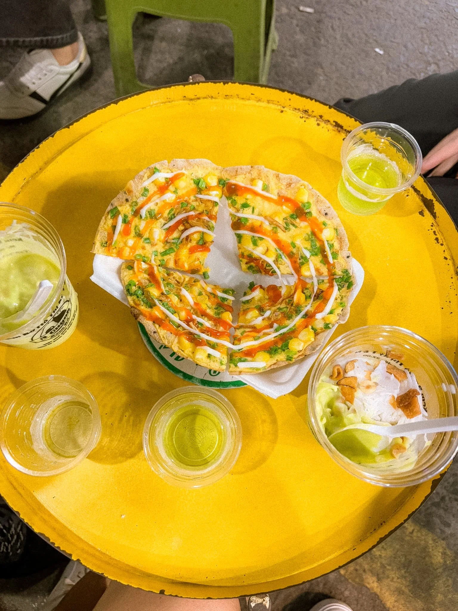 kem bo banh trang nuong