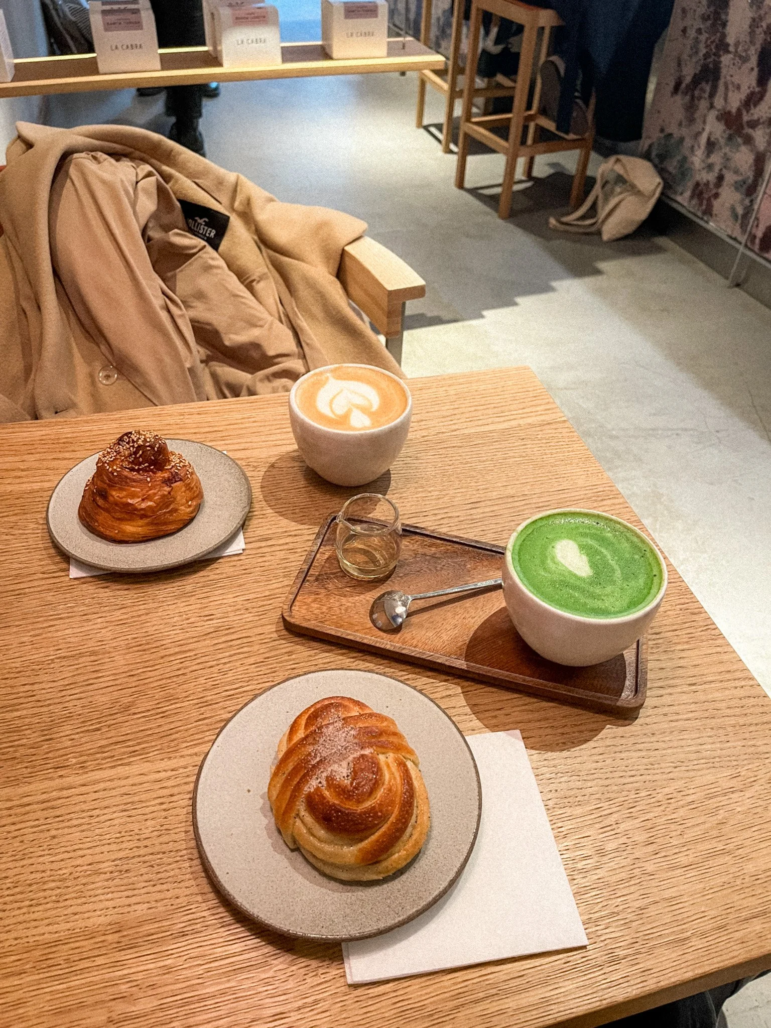pastries &amp; coffee at the Soho location
