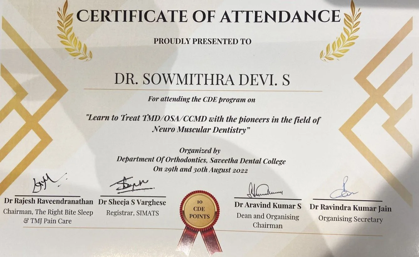 Tamed in treating the "Temporomandibular joint and neuromuscular disorders"