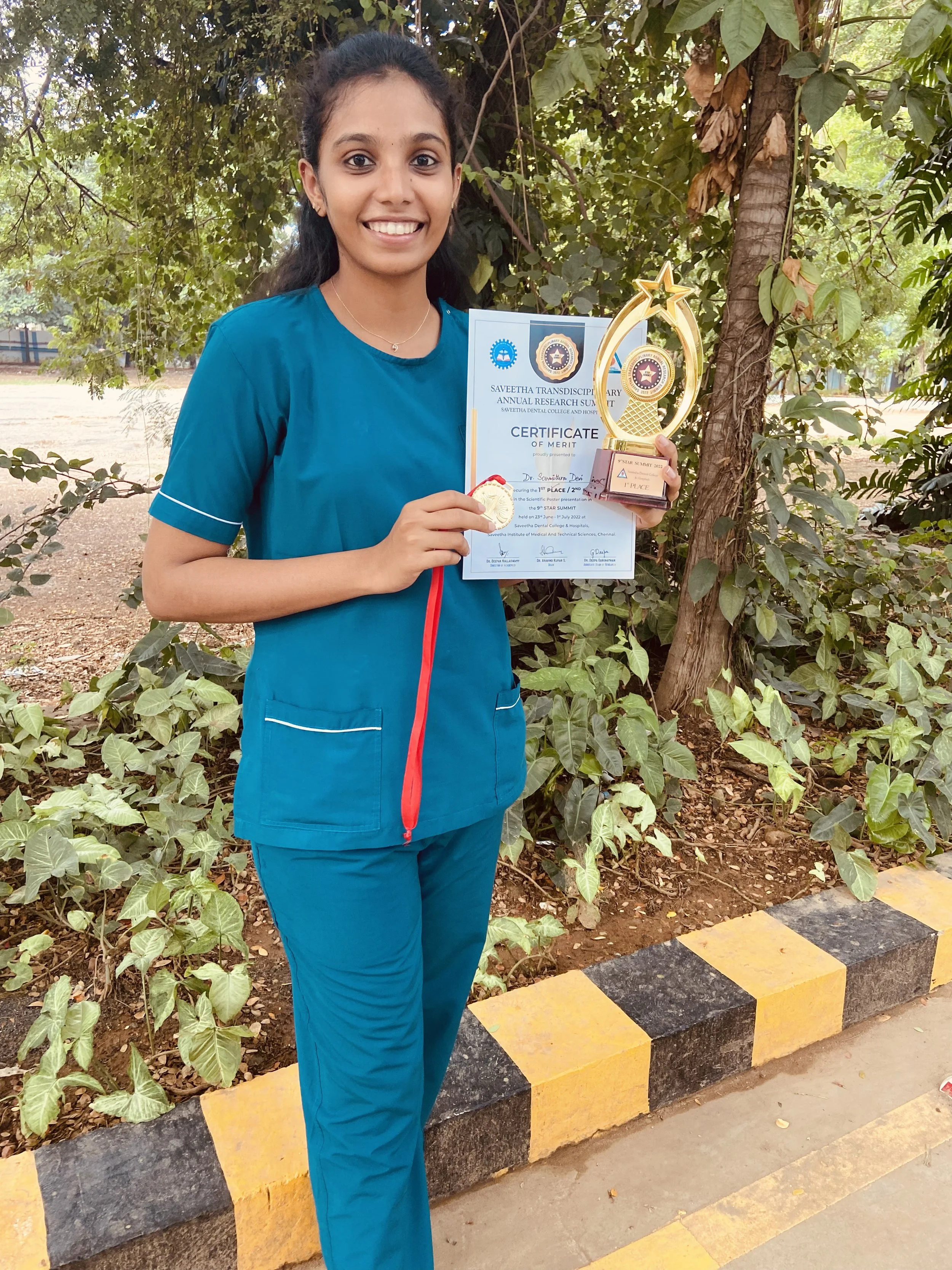 placed 1st in annual star summit research meet