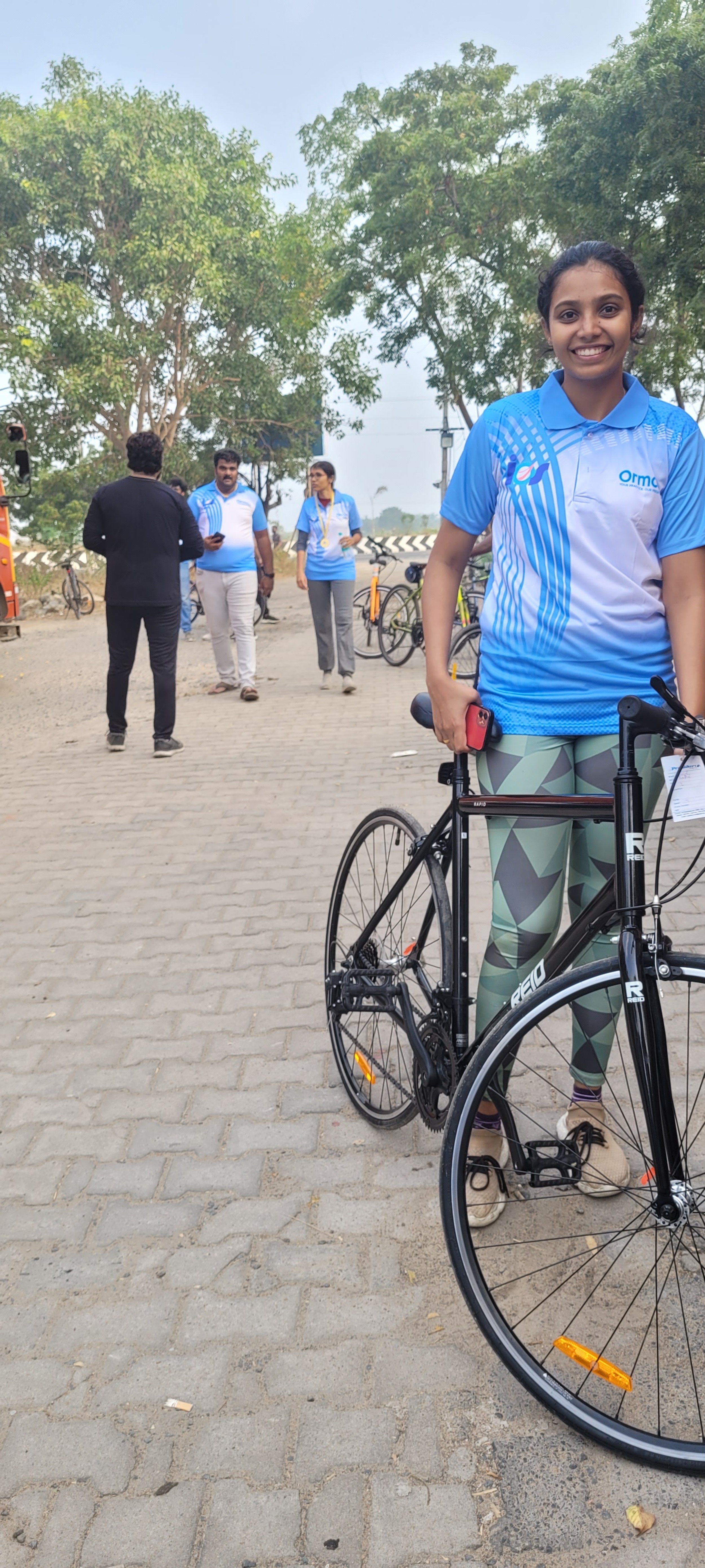 A BICYCLE RIDE FOR 20KMS