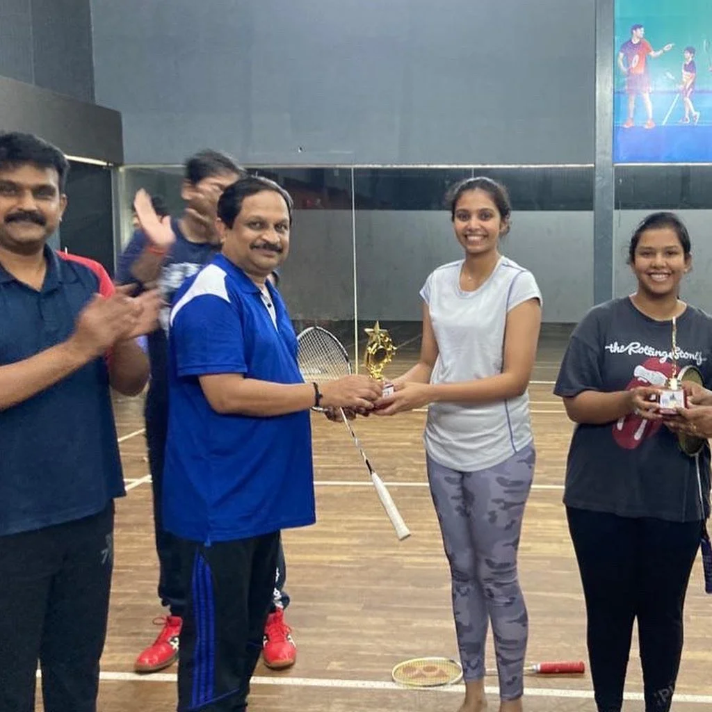 Bagged 1st in women's badminton league conducted by MADRAS ORTHODONTIC SOCIETY GROUP
