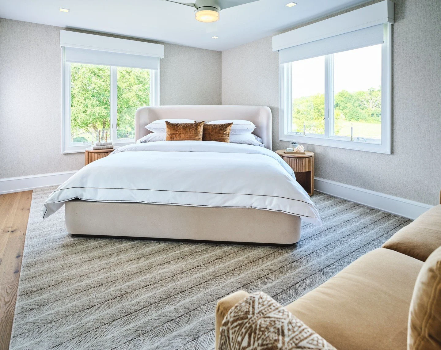 Warning: Your weekend guests may never leave.⁠
⁠
With cloud-like bedding, soft textures, and a view worth waking up to, this Liberty Place guest room was designed to make every visitor feel right at home.⁠
⁠
Just don't blame us if they extend their s