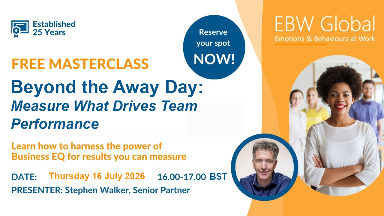 Beyond the Away Day: Measure What Drives Team Performance (16 July 2026) 