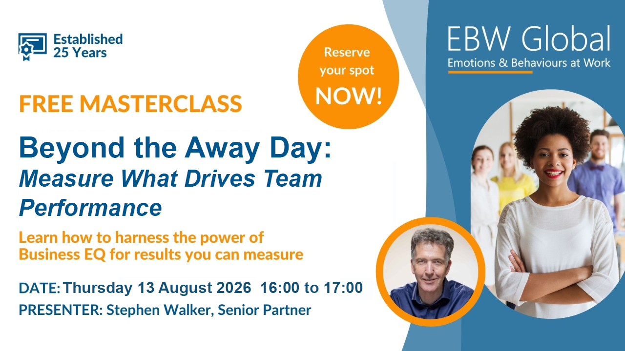 Beyond the Away Day: Measure What Drives Team Performance (13 August 2026)