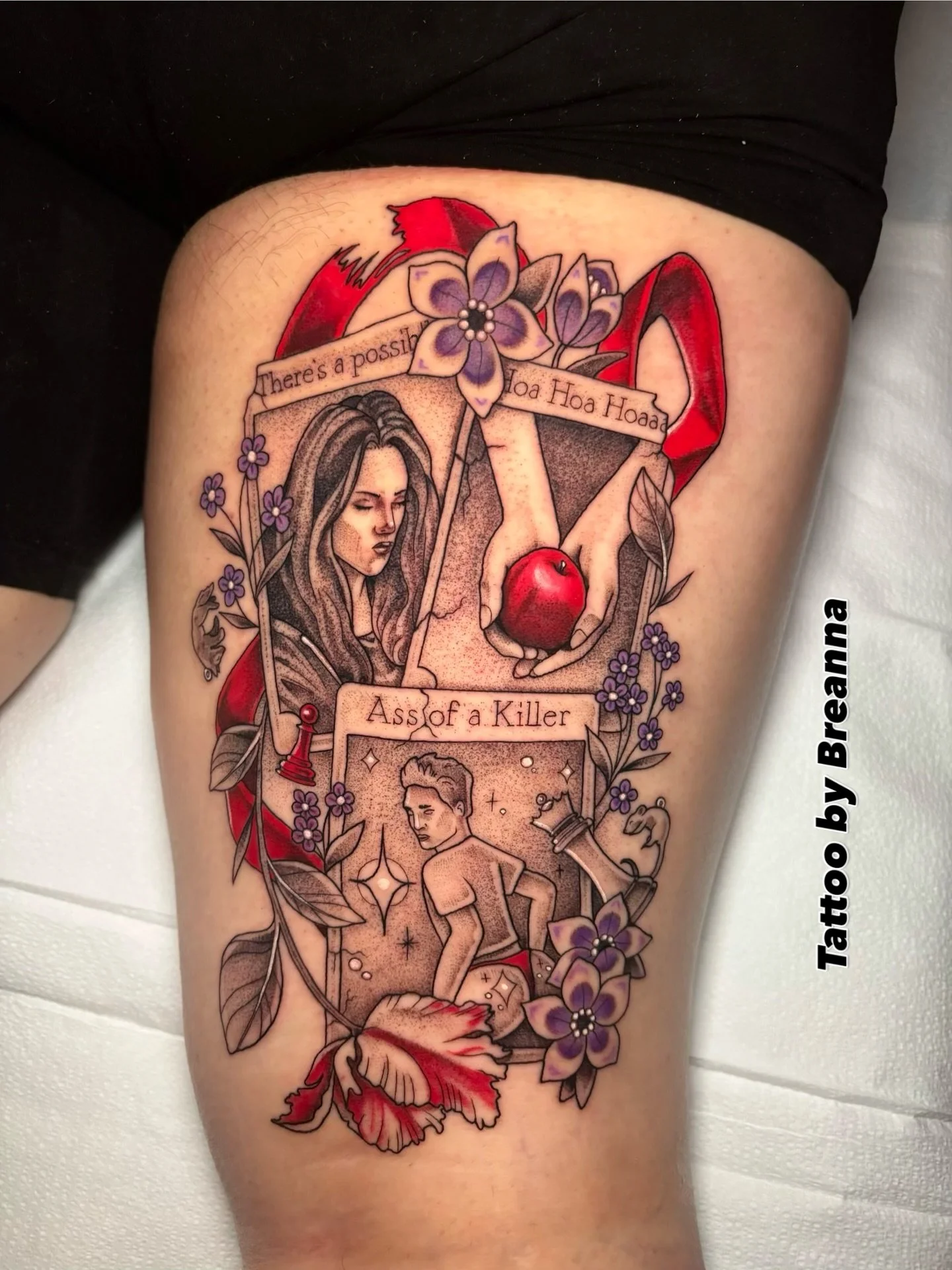 tattoo by Bre DM @bhh.art to schedule an appointment #twilight #twilighttattoo #sacredarttattooct #seymourctmoms #Seymourct #ct #ctink #cttattoo #tattoo #tattooshop #tattooartist #cttattoos #reels #Seymourct tattoos #cttattooshop #oxfordct #beaconfal
