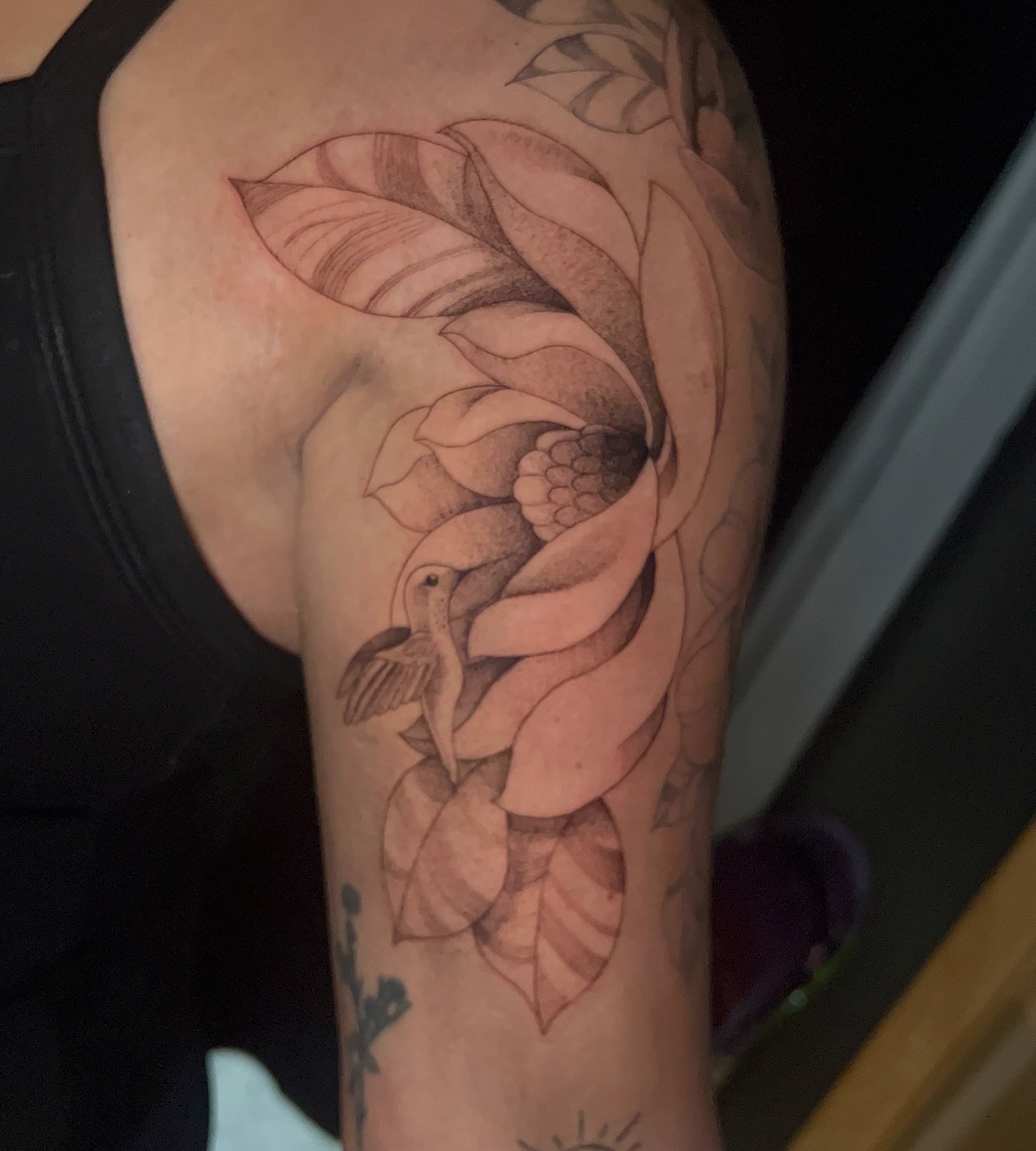 added a big fineline magnolia with a cutiepie hummingbird for kayla!! also we added more shading to the peonies!!! 😋😋

dm me ur ideas to book!!!

[ #myart #flash #flashsheet #digitalart
#digitalillustration #illustration #tattoo #tattooideas
#tatto