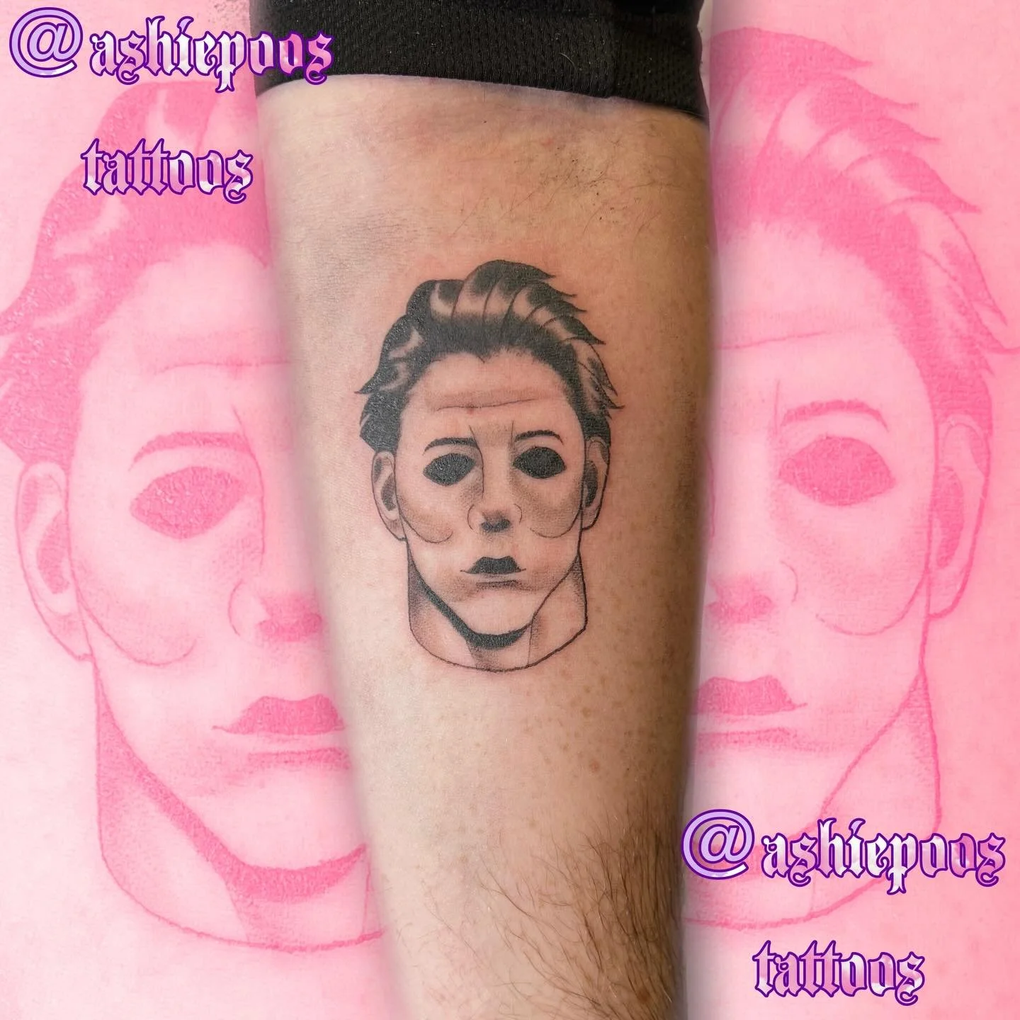 forgot to post my tattoos from horrorfest, so im posting them now &gt;_&lt; 

did this michael and omg my first halloween tattoo this was so exciting to do and the fact i saw marina live after crazyy

december dates are last slide!!! dm to book :3

[