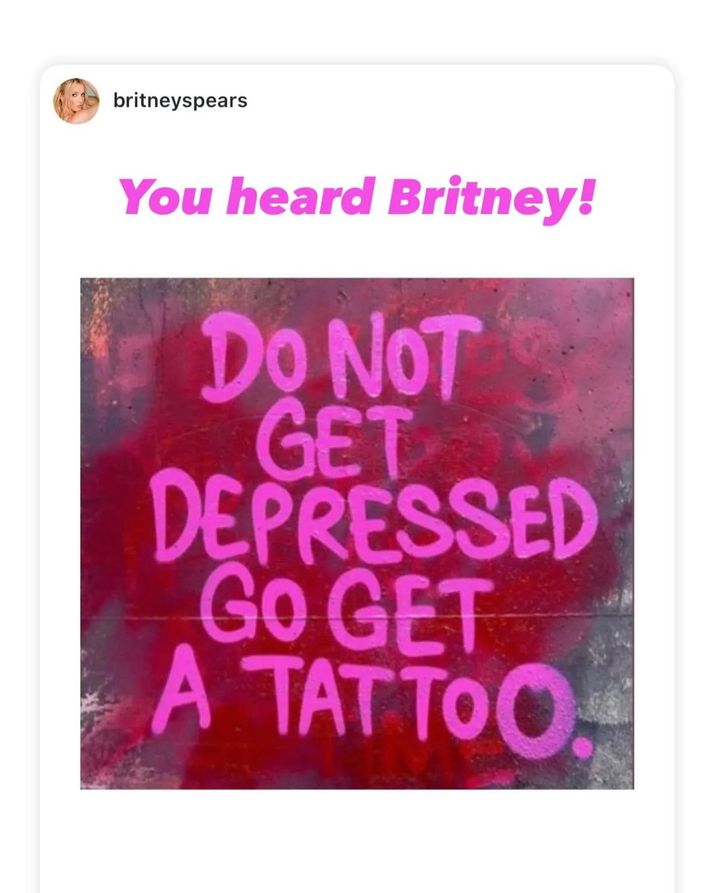 You heard the queen, do as you&rsquo;re told! #sacredarttattooct #seymourctmoms #Seymourct #ct #ctink #cttattoo #tattoo #tattooshophumor #tattooshop #tattooartist #cttattoos #reels #seymourcttattoos #explorepage #cttattooshop #oxfordct #beaconfallsct