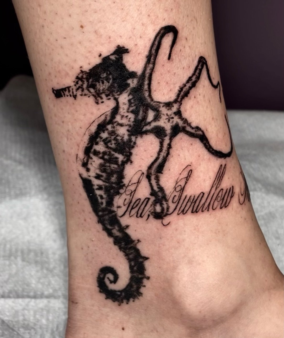 Tattoo by our amazing apprentice DM @kaitlincsech to book a tattoo session $60/hr #sacredarttattooct #seymourct #beaconfallsct #oxfordct #southburyct
