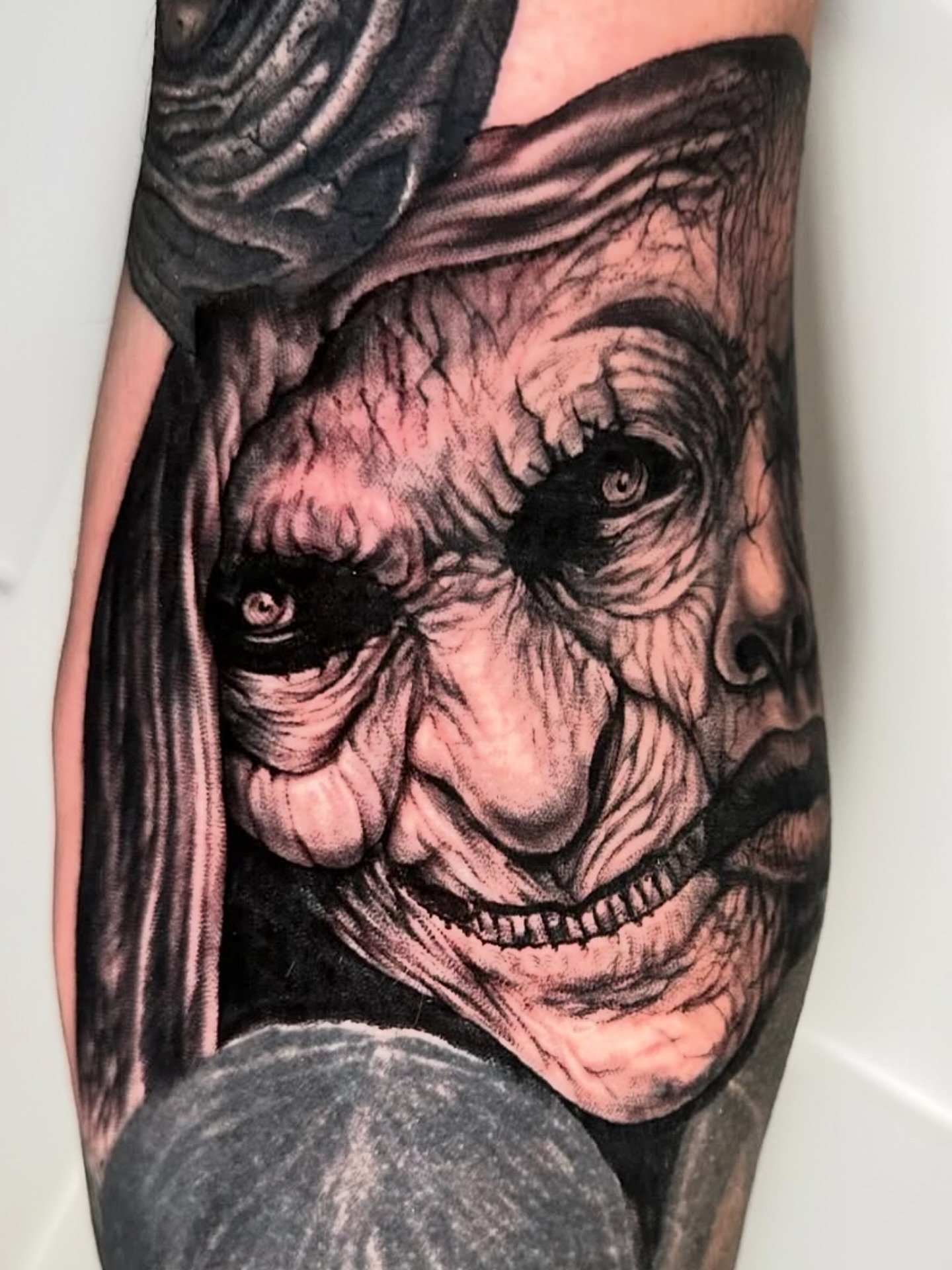 Tattoo by Alex aka Lefty DM @aleximaginist to book a session with his crazy talented ass!! #sacredarttattooct #ctink #cttattoo #cttattooartist #seymourct