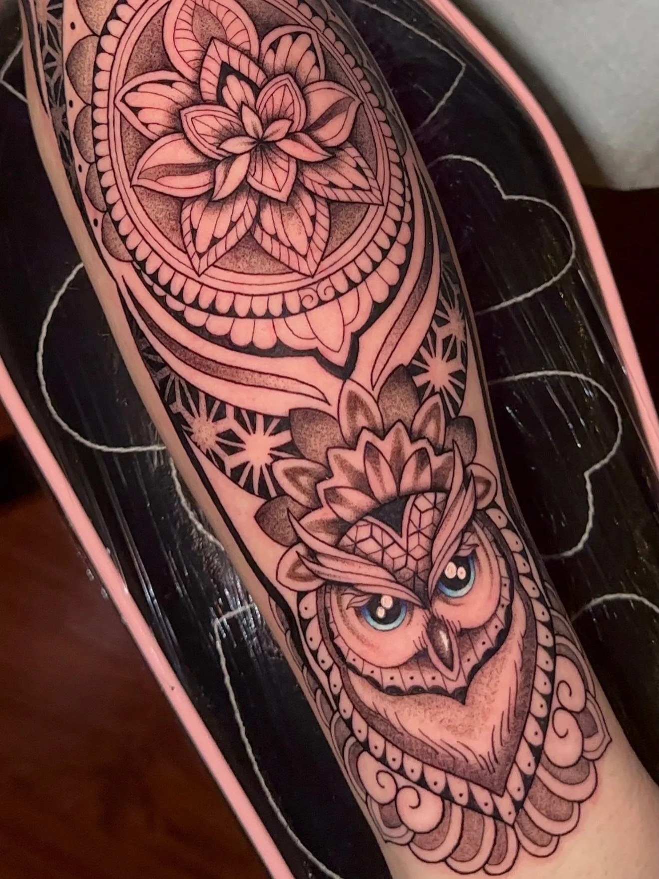 Tattoo by Faith DM @faceheywood to book with her!!! #sacredarttattooct #ctink #cttattoo #cttattooartist #seymourct