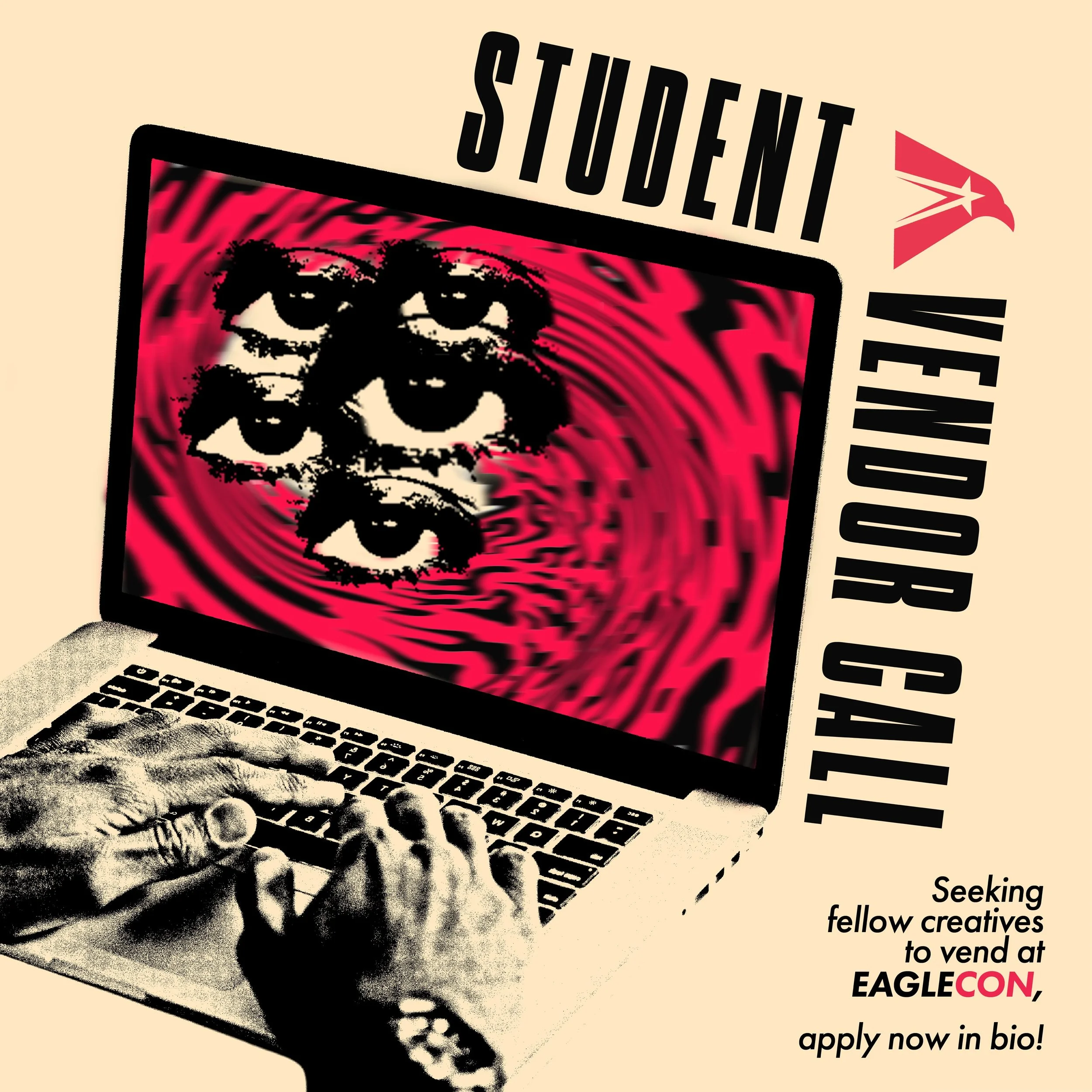 Calling all Golden Eagles 📢 🦅  We are seeking students from any and all majors to come vend at EagleCon 2026, from October 20-22 👁️ Apply now, link in bio!  #EagleCon2026 #CSULA #AwakenYourAbilities