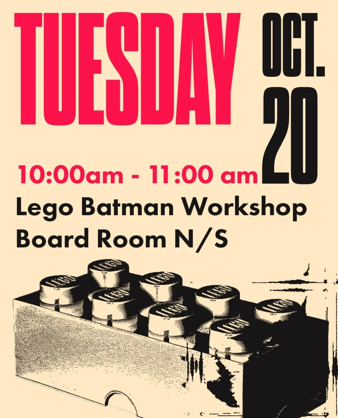 Join us for a hands-on workshop discussing and demonstrating the techniques of translating the Dark Knight into brick form! 🦅  #EagleCon #AwakenYourAbilities #CSULA