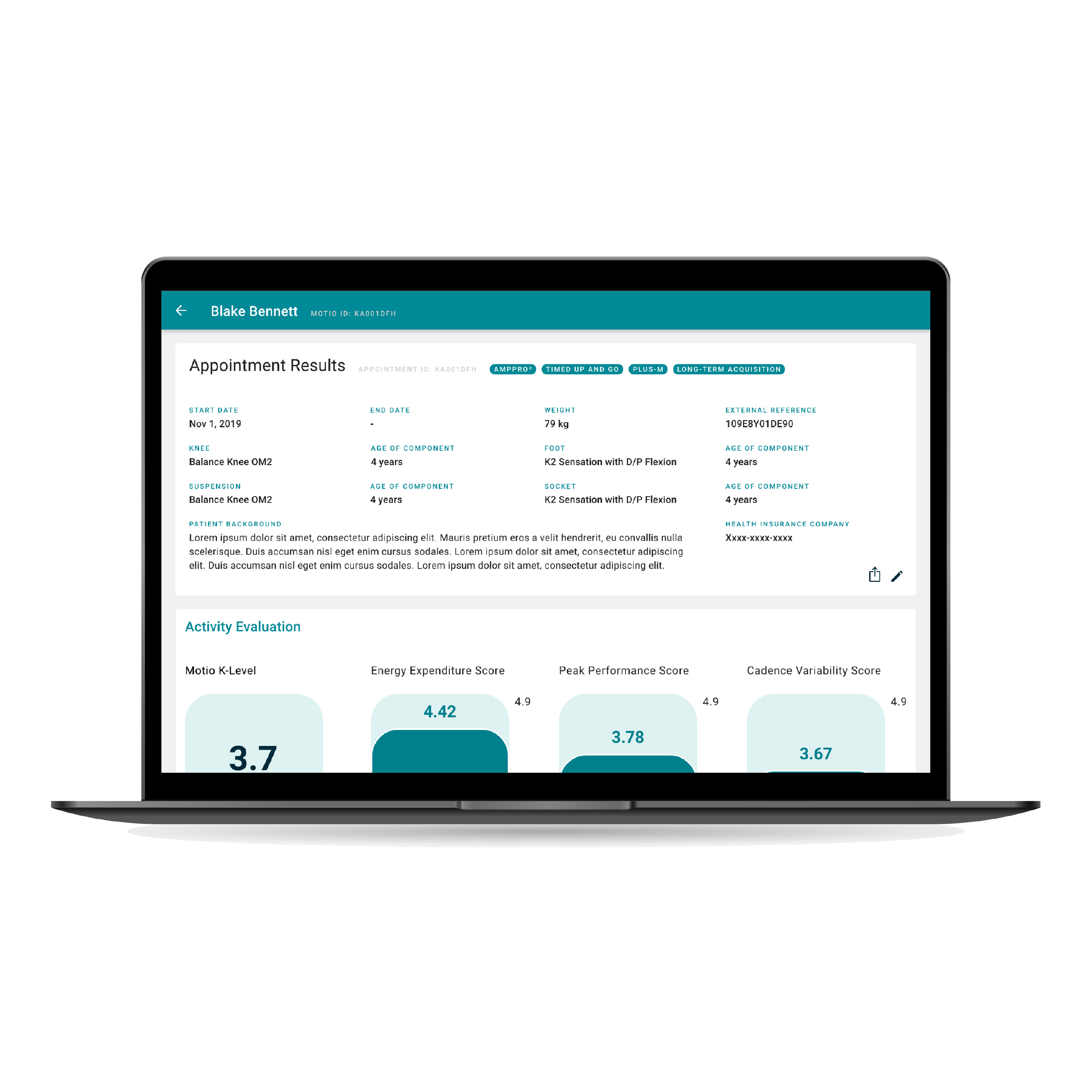 Motio StepWatch™ — Adapttech Advancing prosthetic care through data