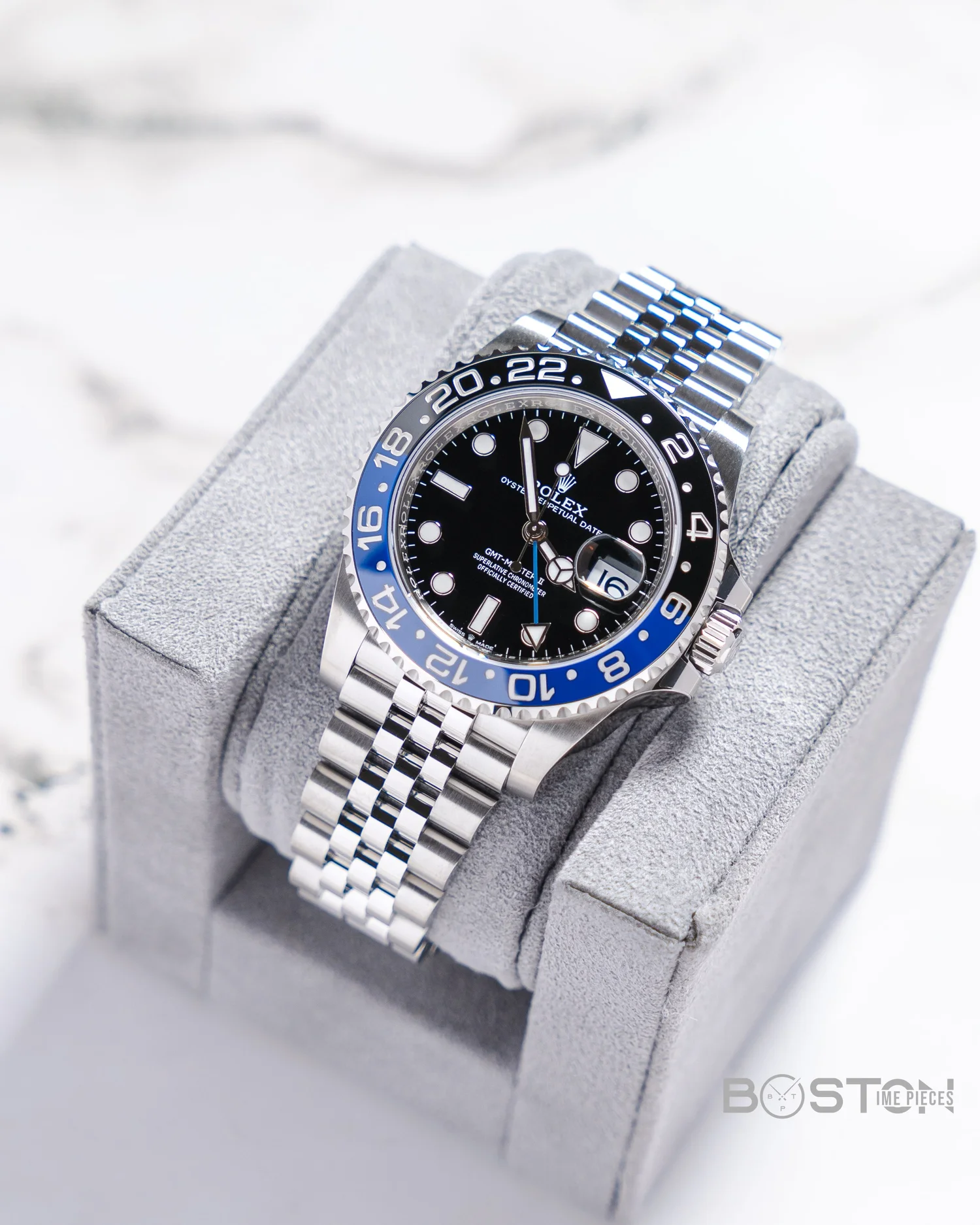 Rolex Gmt Master Rolex Stainless Steel Black Water Resistant Rolex GMT  Master II 16710 Black Bezel Full Set – Debonar
