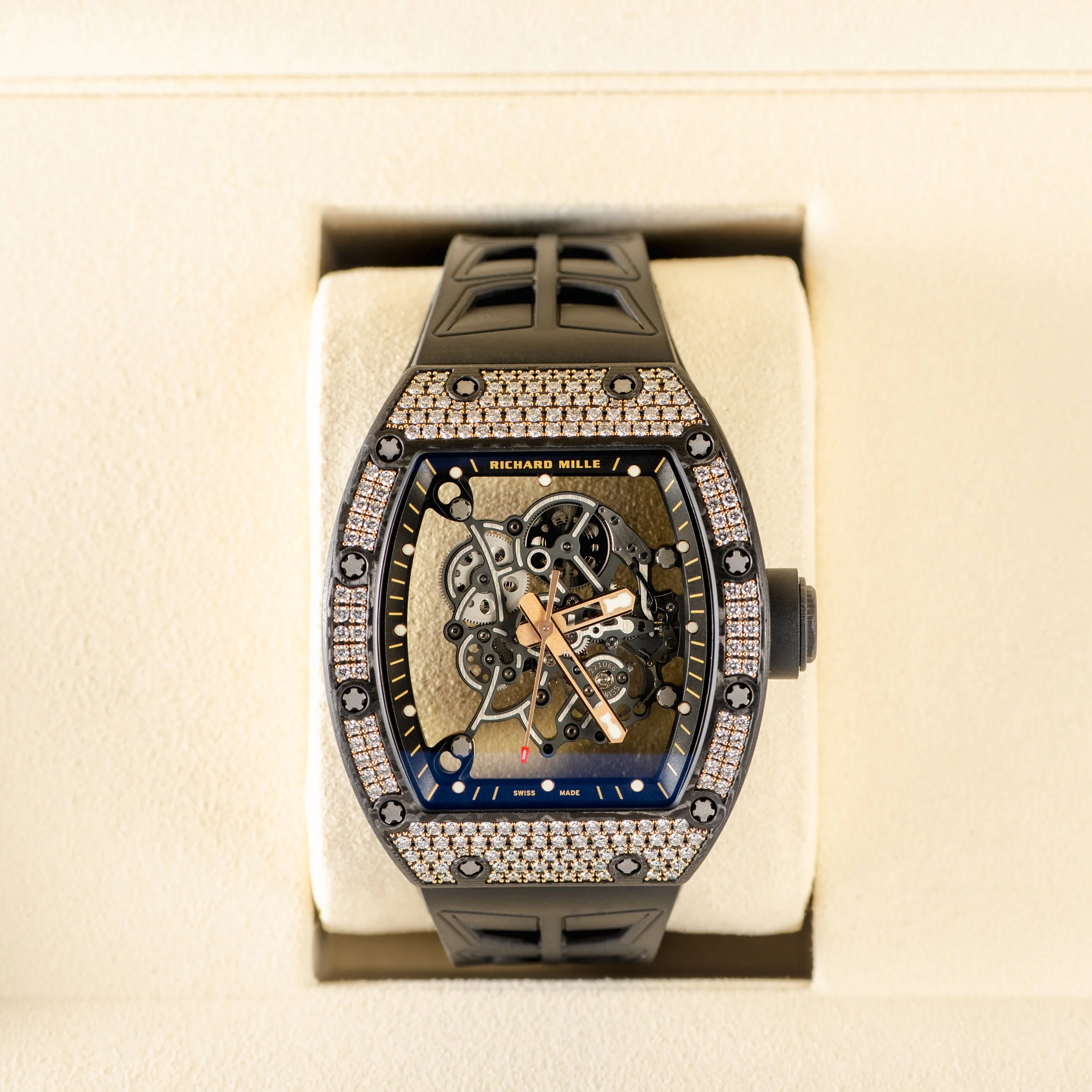 RICHARD MILLE RM055 NTPT FACTORY DIAMOND SET