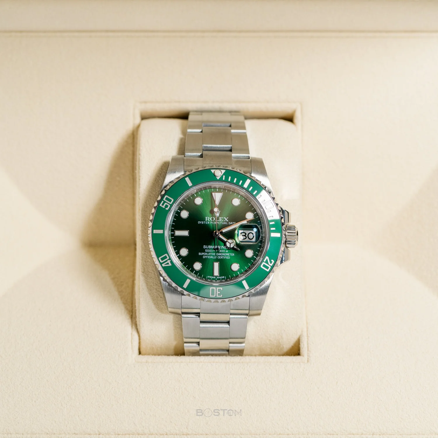 HOT Rolex Hulk Rolex 116610 Green Glidelock Rolex Hulk