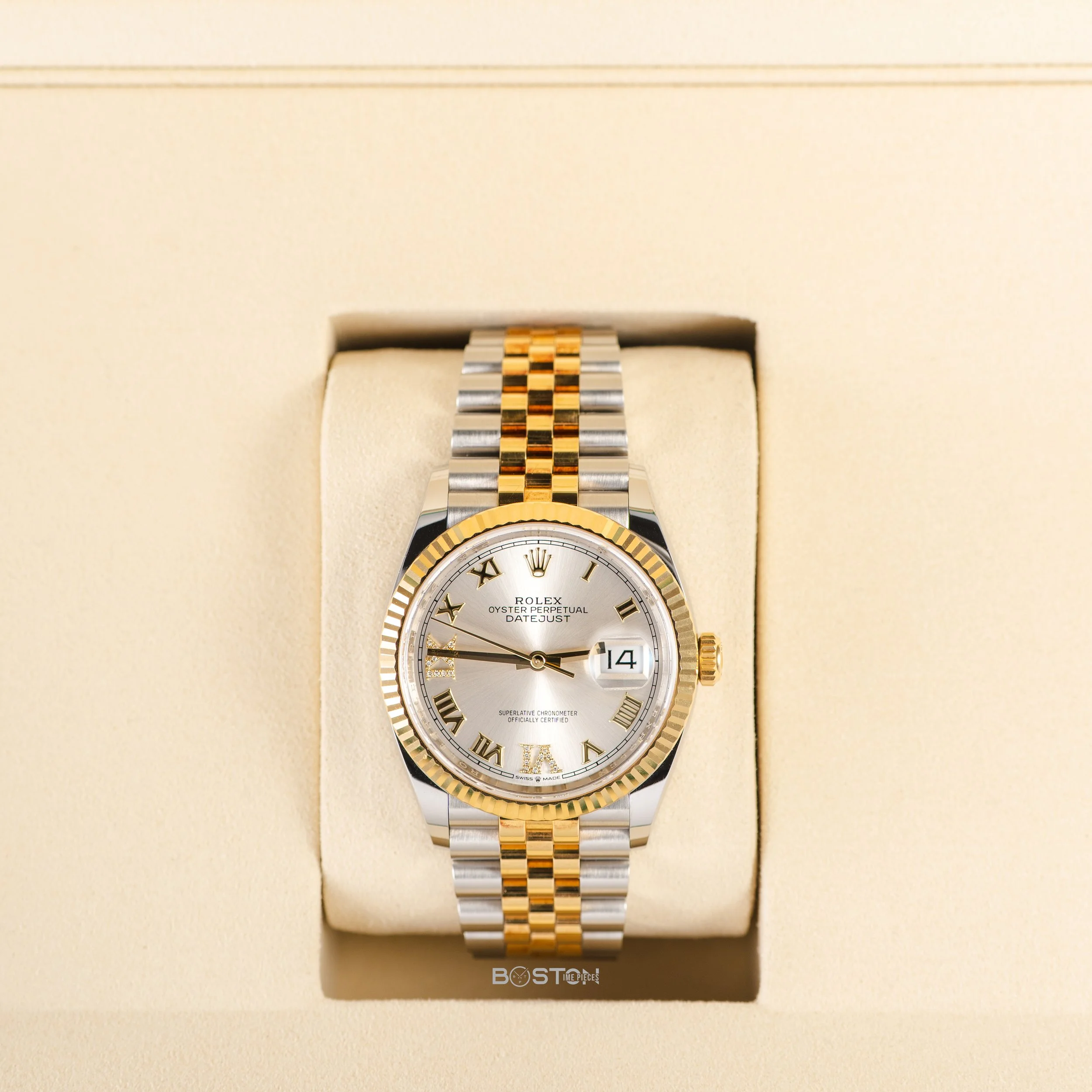 Rolex Steel and Yellow Gold Rolesor Datejust