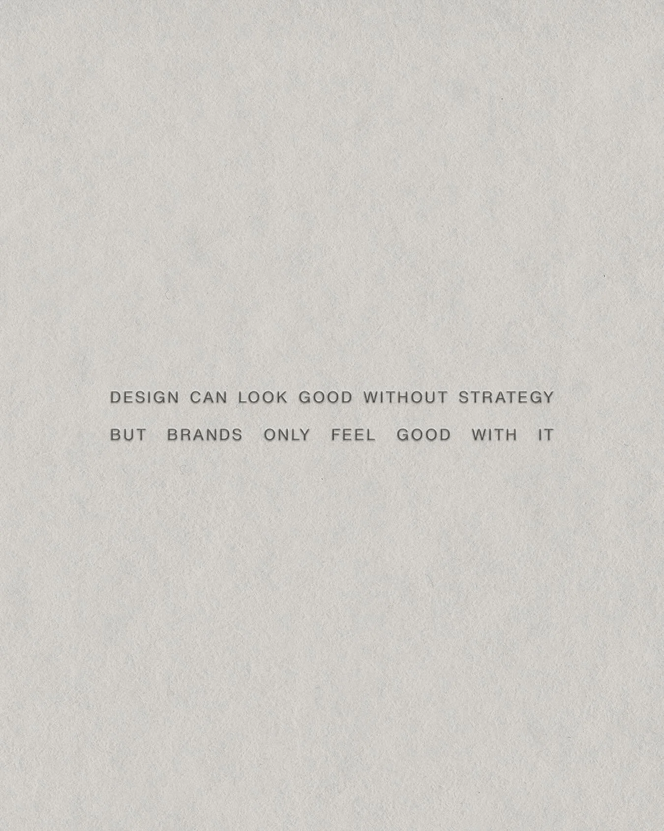 Let&rsquo;s clear something up.

Brand strategy isn&rsquo;t a vibe. It&rsquo;s not your mood board. It&rsquo;s not the three keywords you wrote on a napkin in 2021.

It&rsquo;s the foundation that tells you what to say, how to say it, and why it matt
