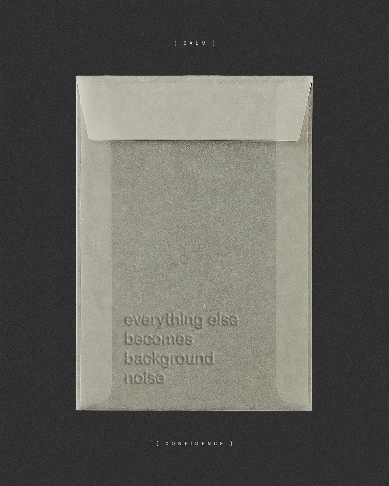 The biggest signal of a strong brand is calm confidence. To operate with an innate sureness of purpose gives an edge of &rsquo;we know who are&rsquo; and we&rsquo;re effortlessly cool because of it. 

That kind of confidence can&rsquo;t come from aes