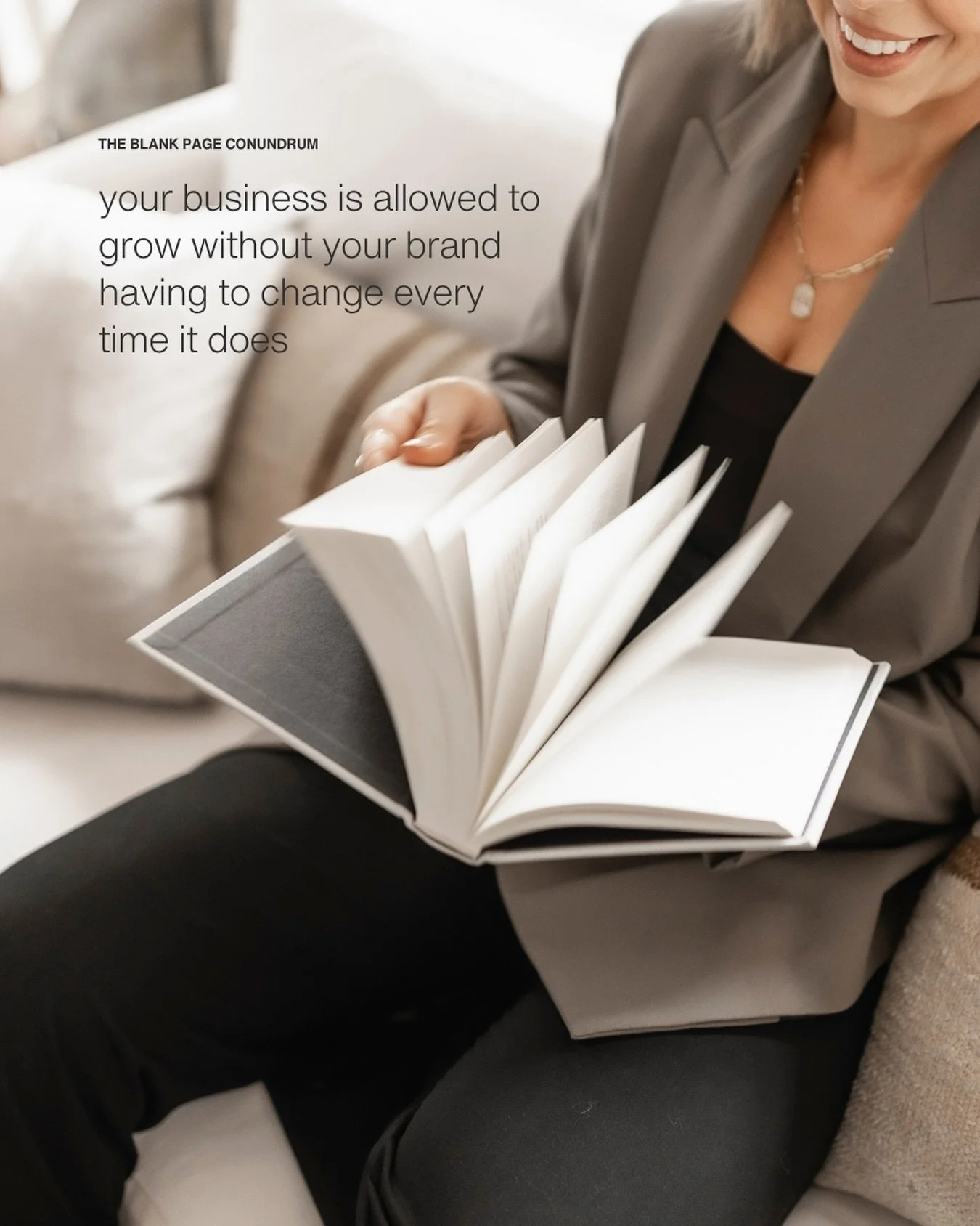 As you move through different seasons of business, your priorities shift. You learn more about your customer, get clearer on the work you want to do, and find yourself approaching things differently along the way. 

A strategically built brand makes 