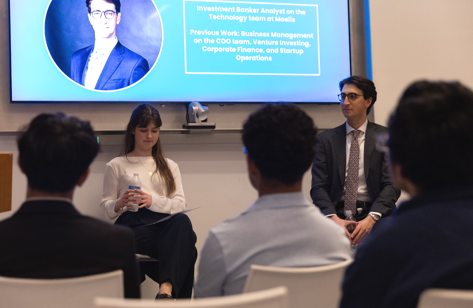 Before Spring Break, we had a great time hearing from Jack Sabye, an Investment Banking Analyst at Moelis! It was amazing to hear all of his insights into the banking industry, and EDG is so grateful to have had him.