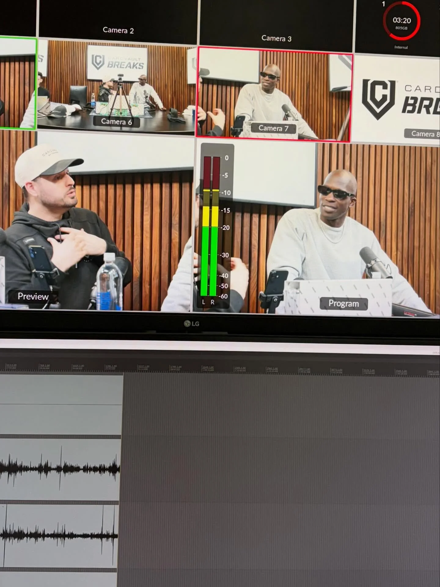 Welcome to the Big Night Media Podcast Studios @chadochocincojohnson breaking cards with @sirmattyv &amp; @cardvaultbreaks #ChildPlease