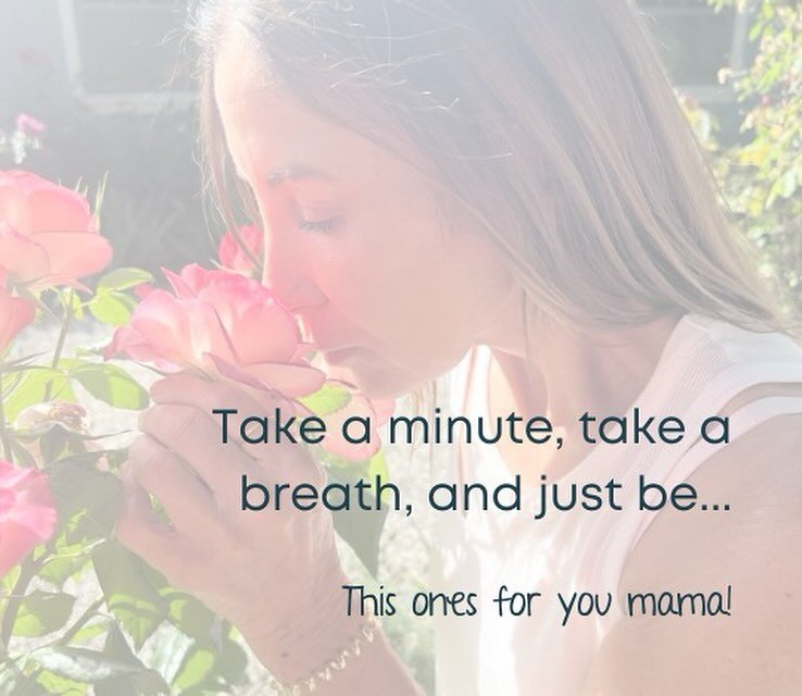 Hey mama,
I don&rsquo;t know about you but I rush around so much every day and often forget, as we all do, to take a minute to breathe, close my eyes, and restore.
Remember, &lsquo;when mom is calm, so is your baby!&rsquo; 
Sending love and roses to 