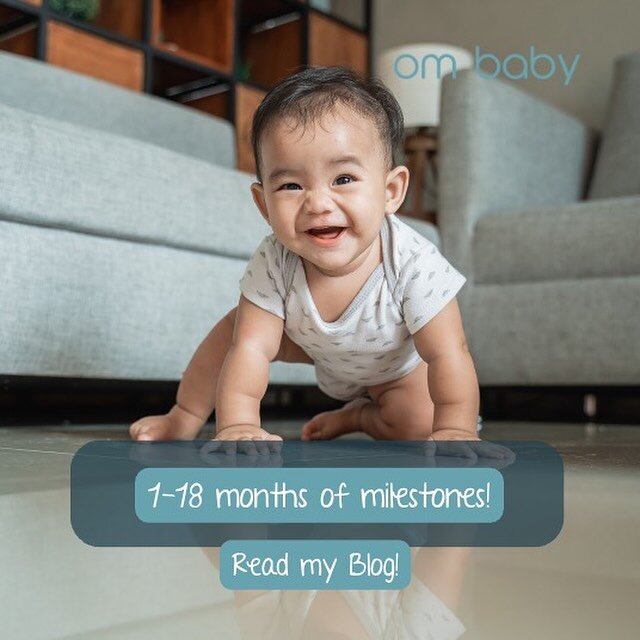 Watching your baby grow through the incredible first 18 months is the sweetest!🩷 

From their first smile and giggle, responding to  your sounds, making eye contact, to rolling over, sitting up, and the precious babble as they inch closer to their f