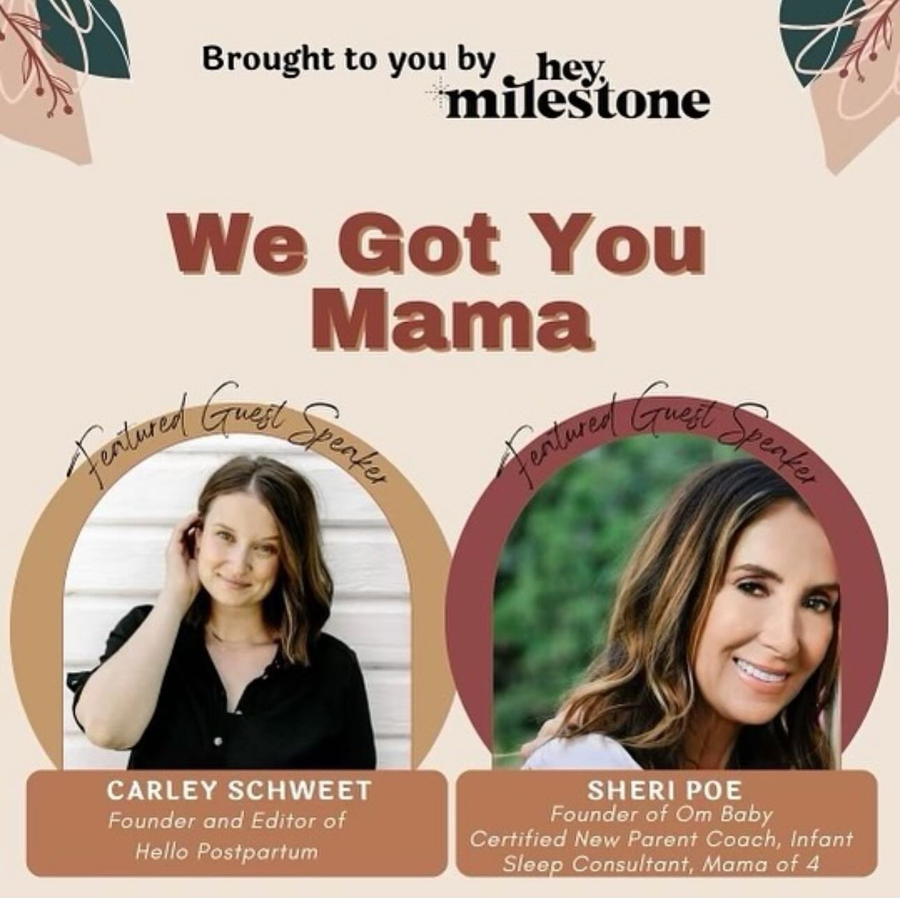 So excited continue the We Got You Mama Summit! For Day 10, Carley Schweet and I talk all things new parenthood! Get ready for an enlightening discussion filled with insights, tips, and strategies to help you through all the beautiful chaos with conf