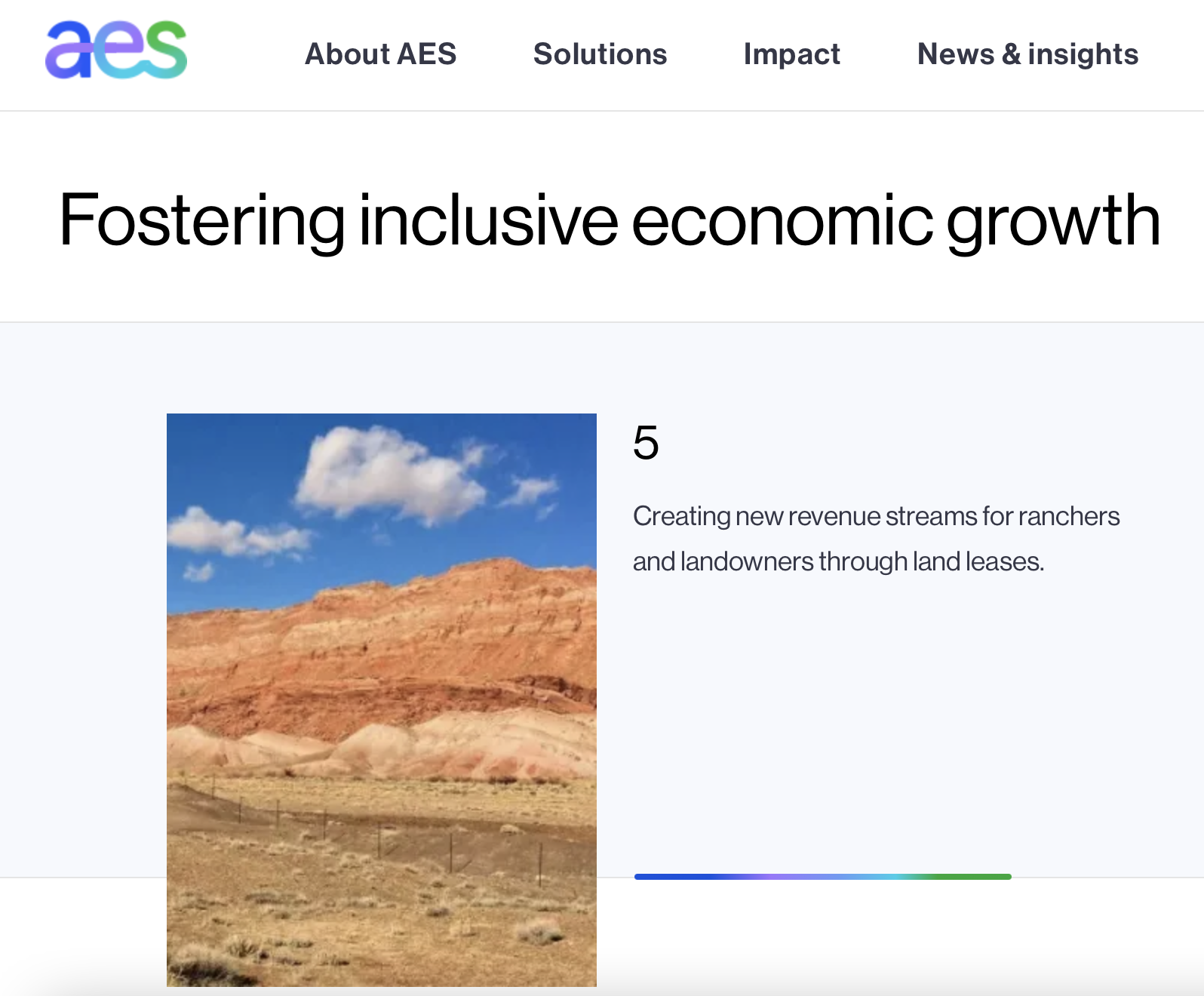 AES Community Benefits West Camp Wind Project Navajo Arizona Sustainability Alternative Energy Painted Desert Molly Travis Getty iStock