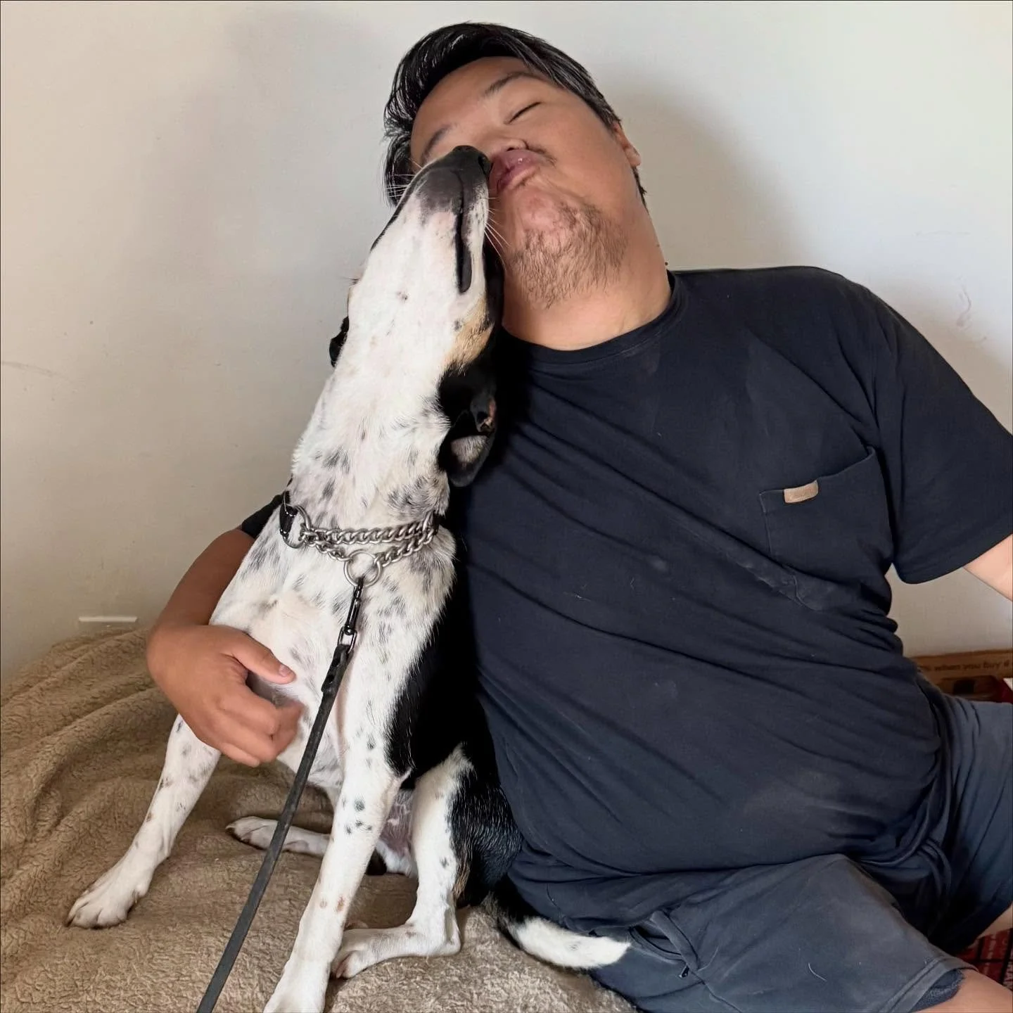 Today (and everyday) we celebrate one of our first dad&rsquo;s of rescue, Jon 💔🌈 Tragically, Jon passed away suddenly a few weeks ago. We&rsquo;re heartbroken from this unexpected loss of a friend and member of our family. ⁣
⁣
Jon and his fiancee, 