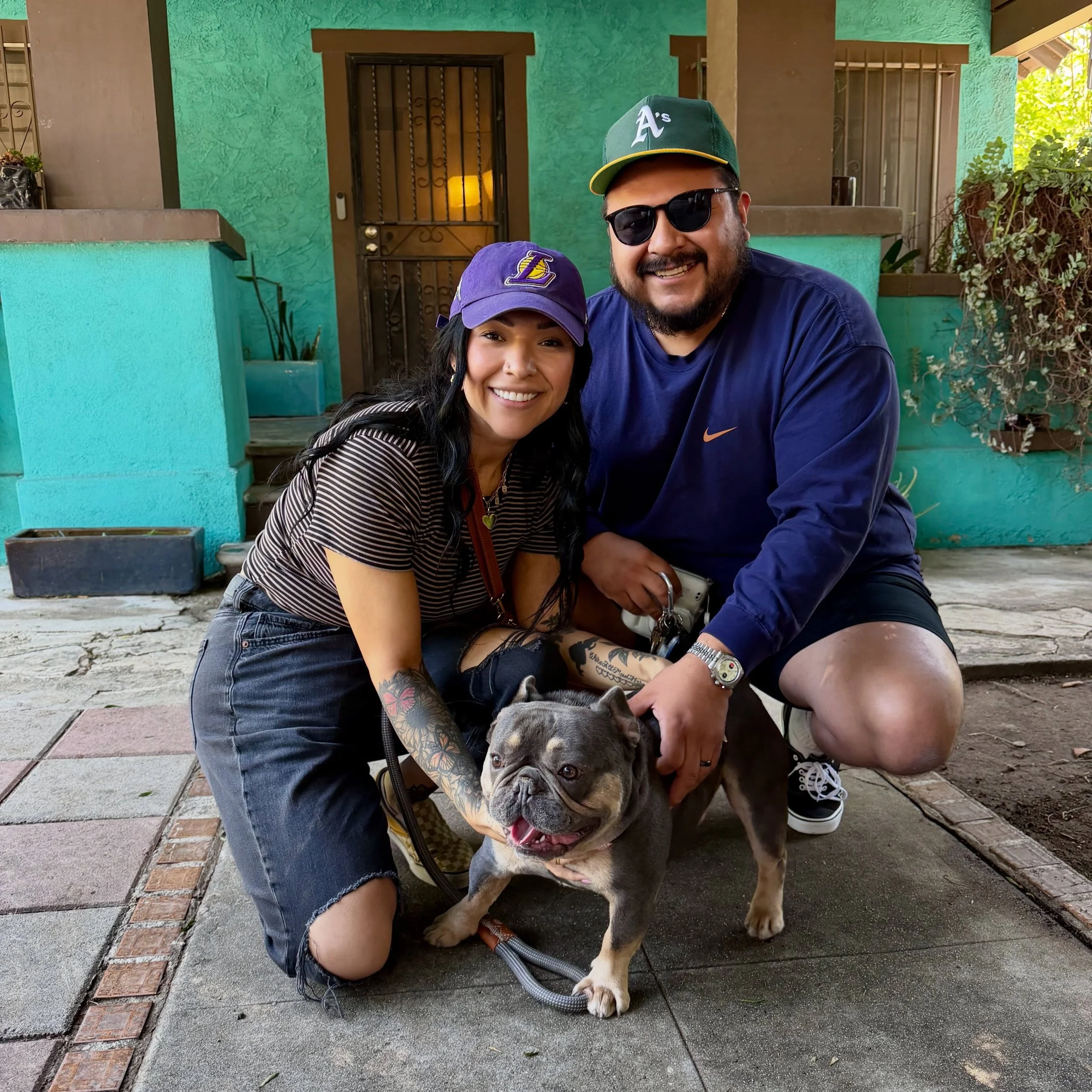 Yesterday we celebrated 2 adoptions 🎉 

First up, Kobe &mdash; our silly little meatball with a heart and personality the size of a mastiff! Kobe was surrendered to us last year after his family decided they couldn&rsquo;t give him the life he deser