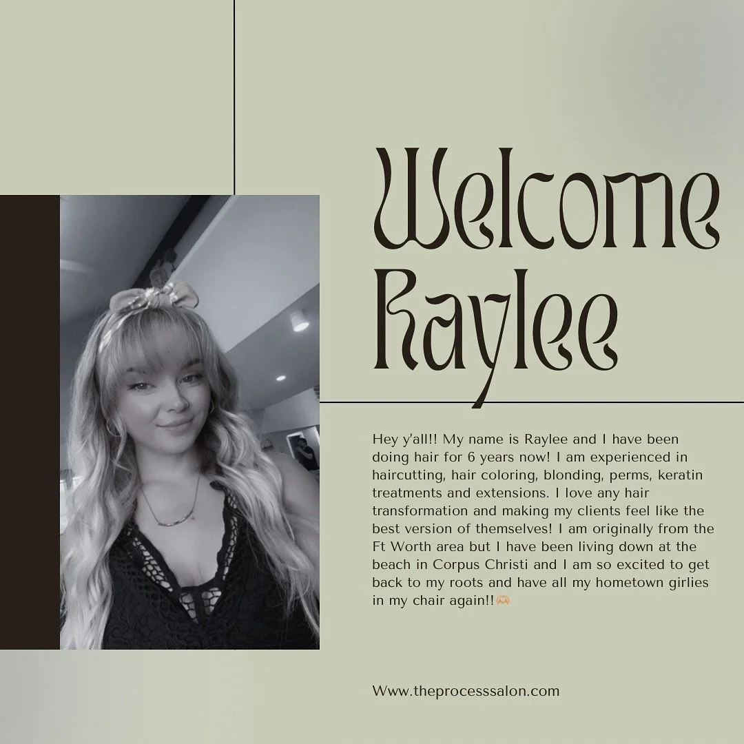 So excited to announce our newest addition to the team! Welcome @hairbyraylee! Swipe to see what she is offering her first 20 visitors!

She will be in the salon starting Monday October 28th and will be available to take clients 9-6 Mondays, Tuesdays